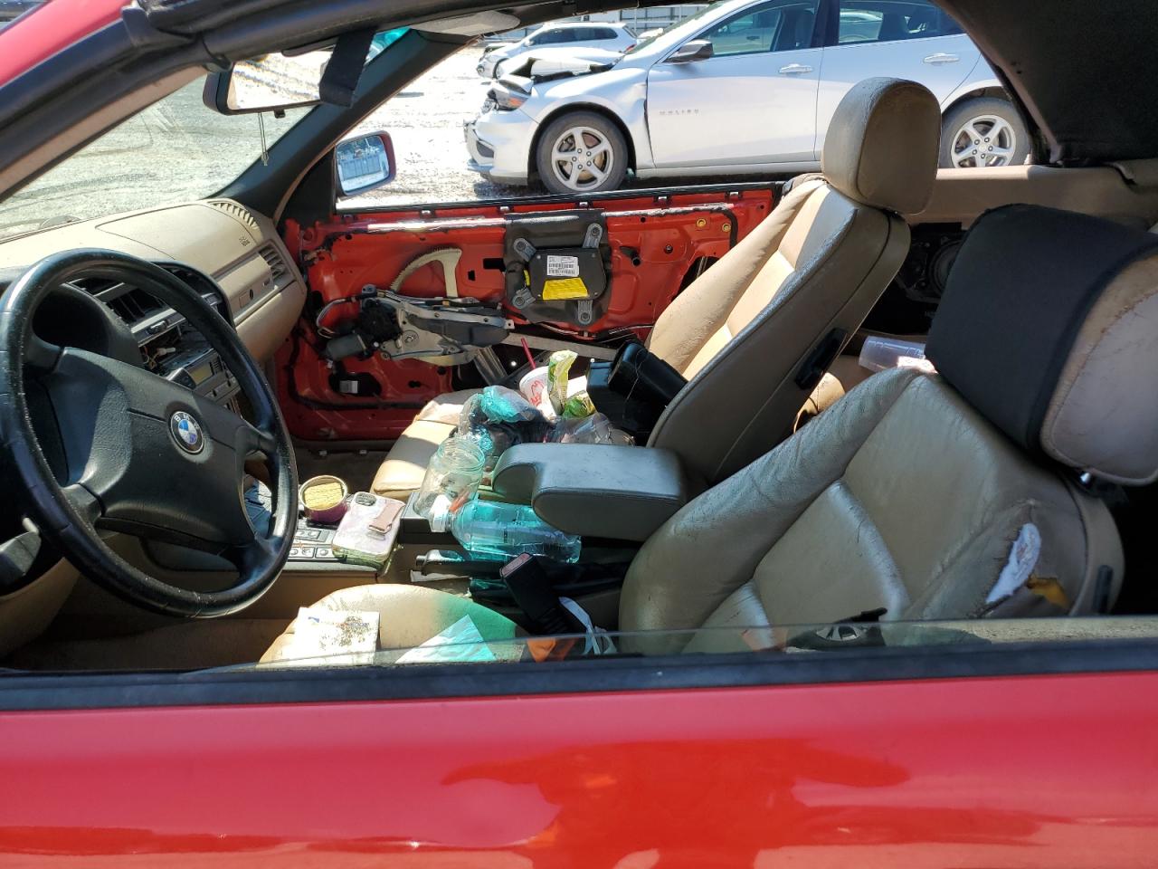 1999 Bmw 328 Ic Automatic Red vin: WBABK8339XEY90631