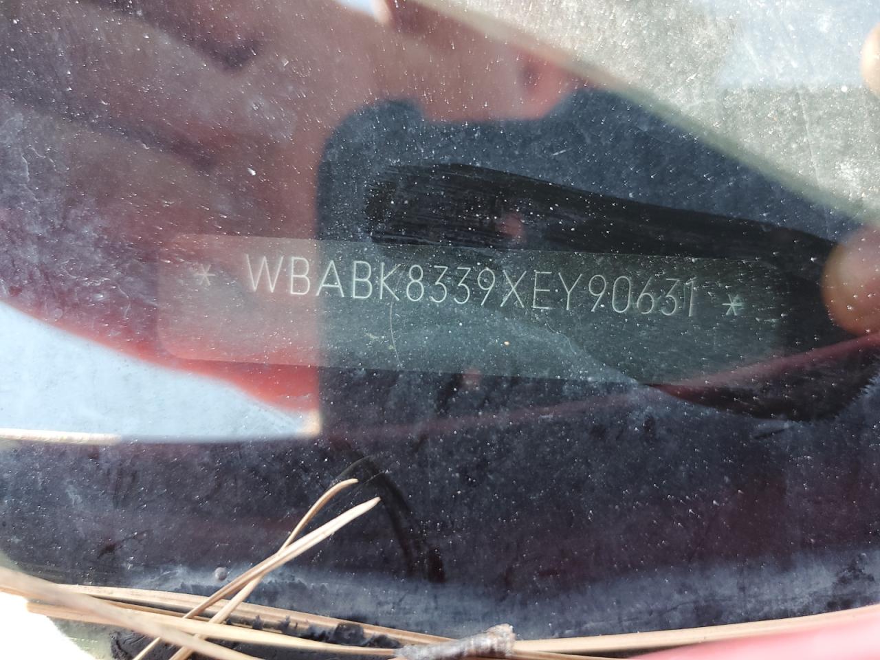 1999 Bmw 328 Ic Automatic Red vin: WBABK8339XEY90631