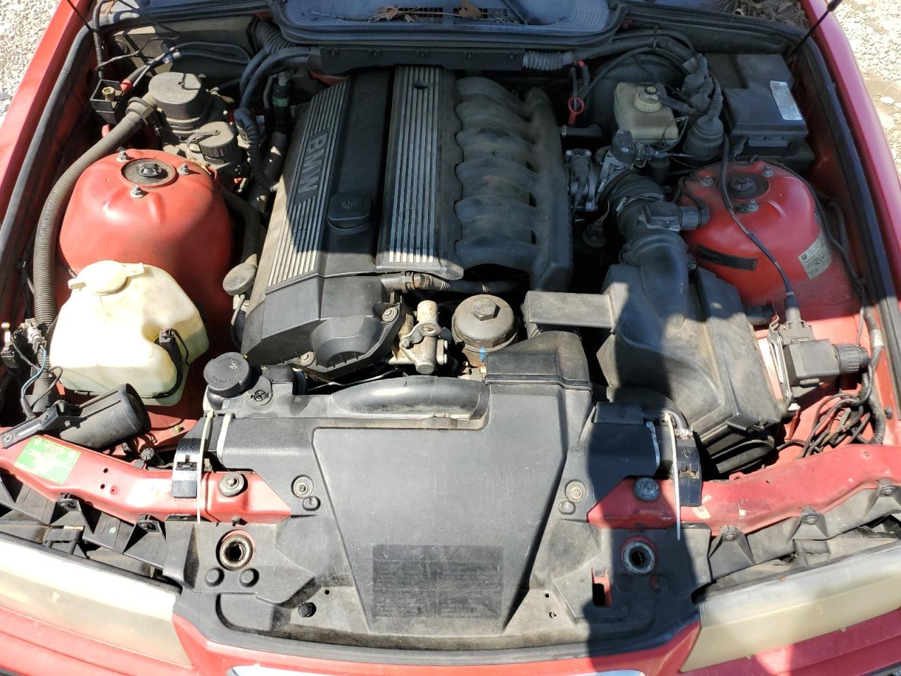 1999 Bmw 328 Ic Automatic Red vin: WBABK8339XEY90631
