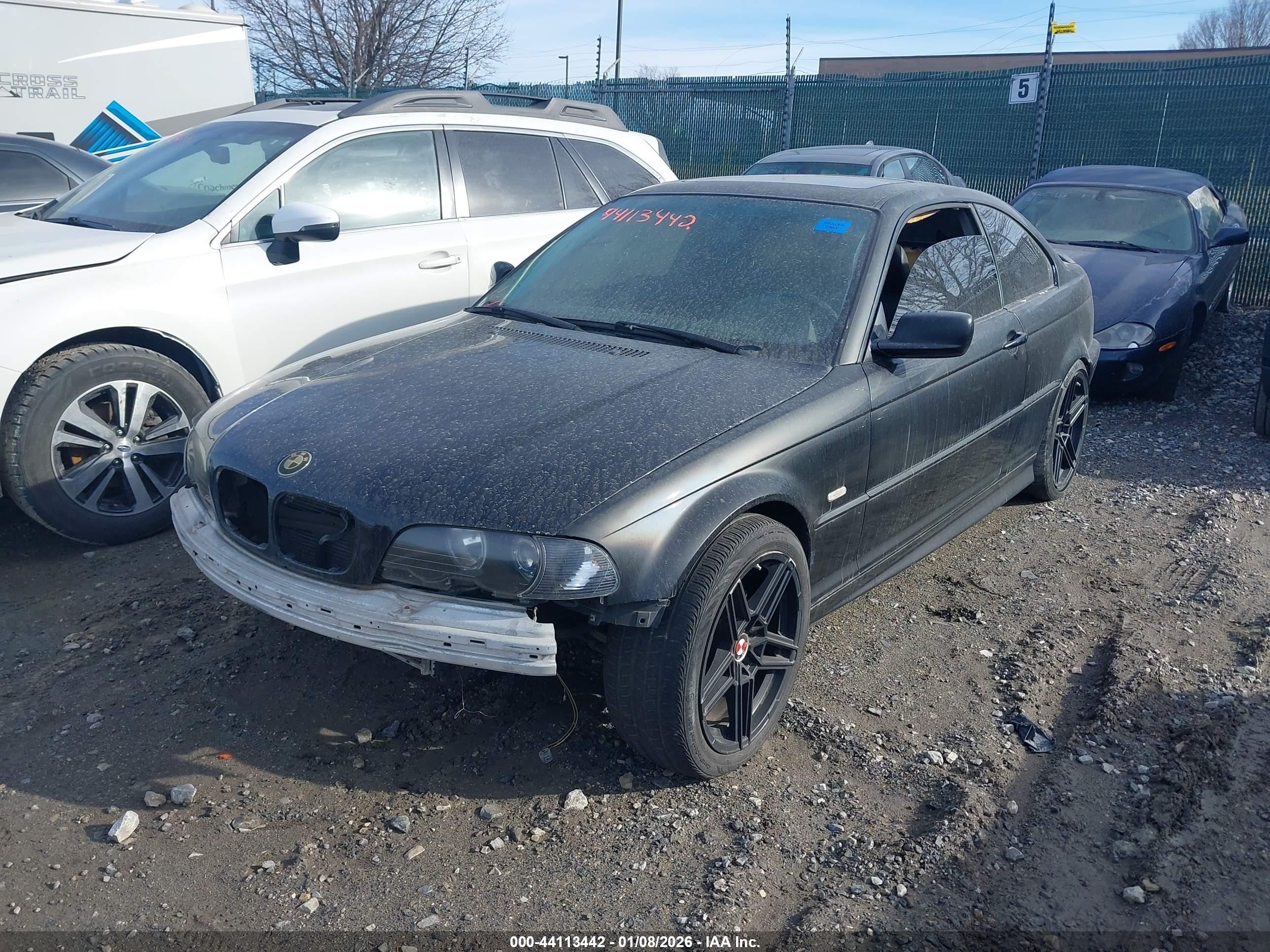 2000 Bmw 323ci   Black vin: WBABM3341YJN63994