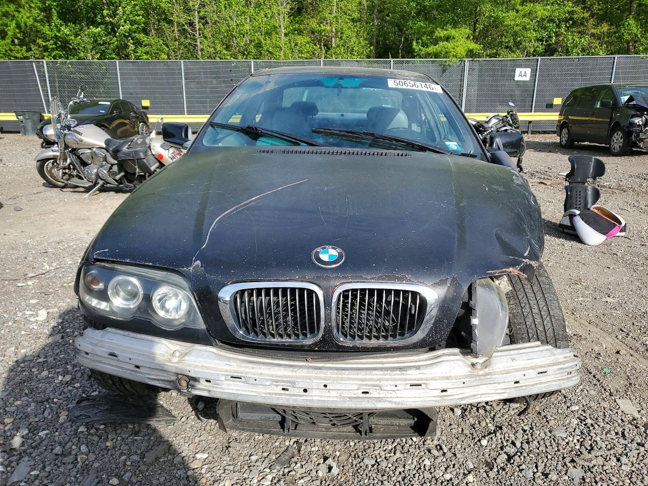 2000 Bmw 323 Ci Black vin: WBABM3341YJN87907