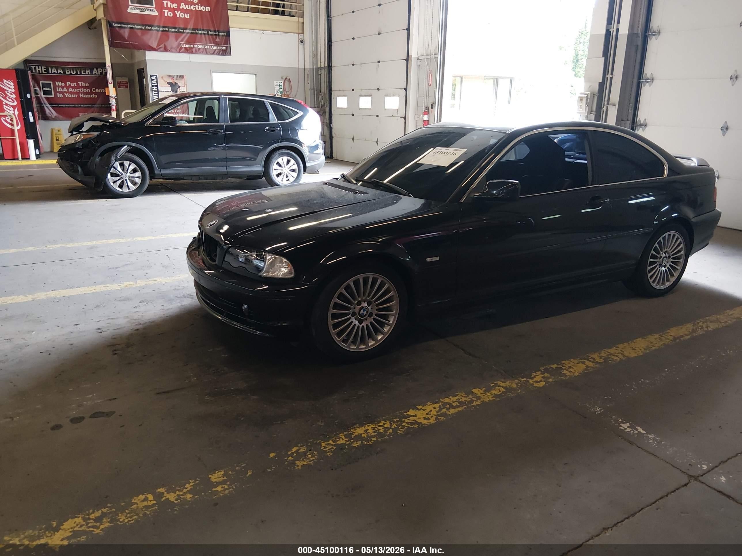 2000 Bmw 323ci   Черный vin: WBABM3345YJN63514