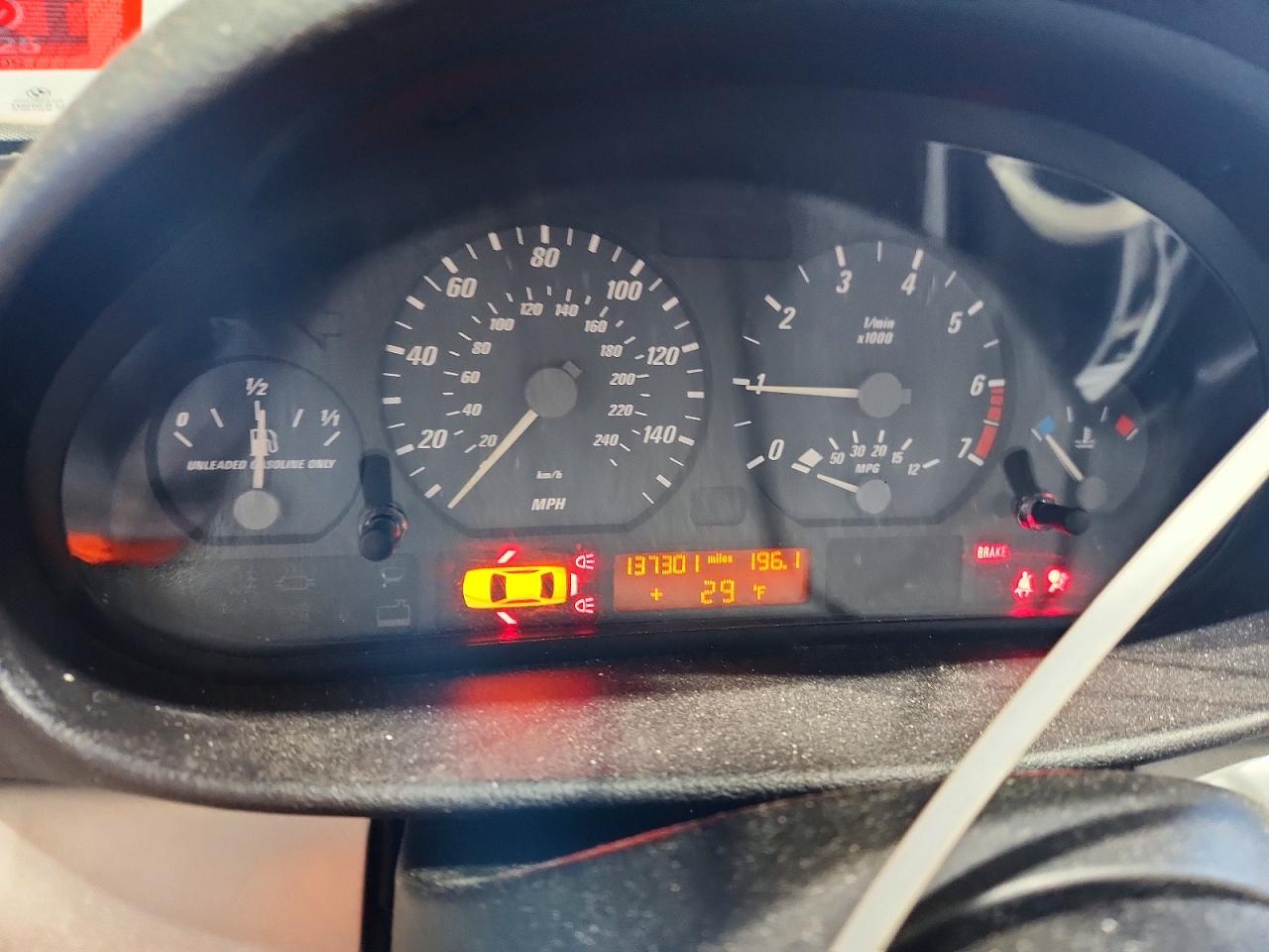 2000 Bmw 323 Ci Silver vin: WBABM3347YJN62784