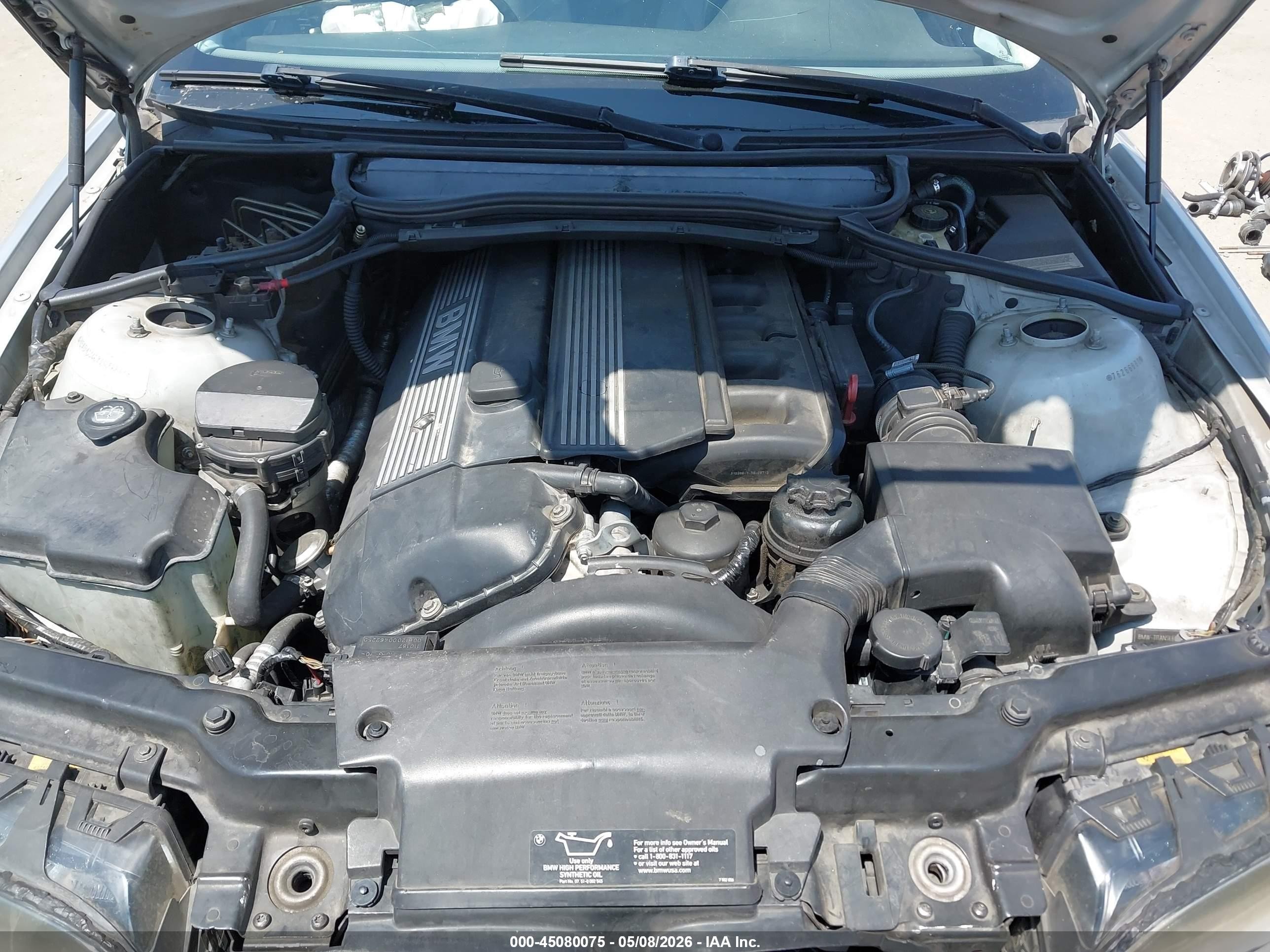 2000 Bmw 323ci   Silver vin: WBABM3348YJN86804