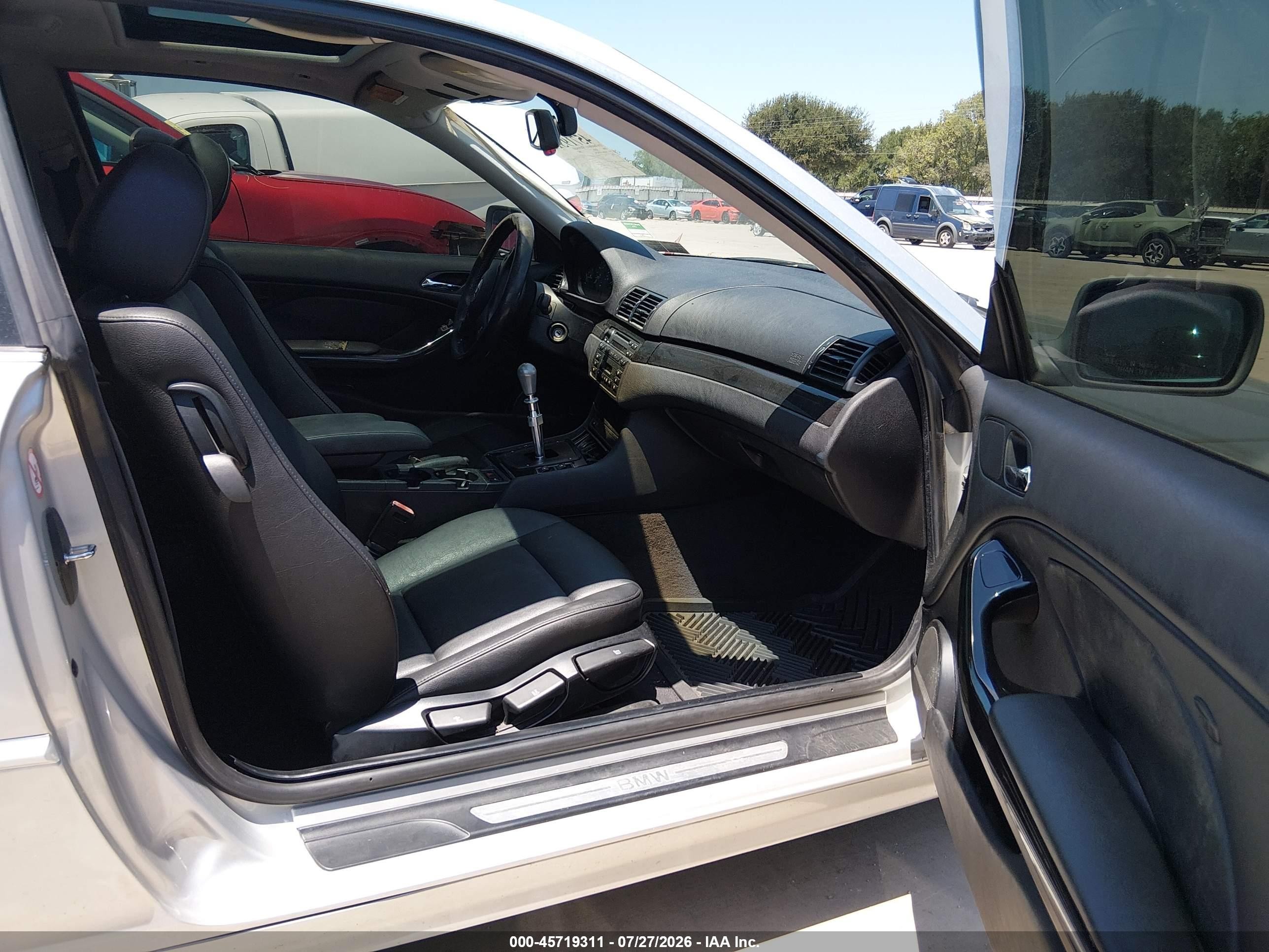 2000 Bmw 323ci   Gray vin: WBABM3349YJN65248