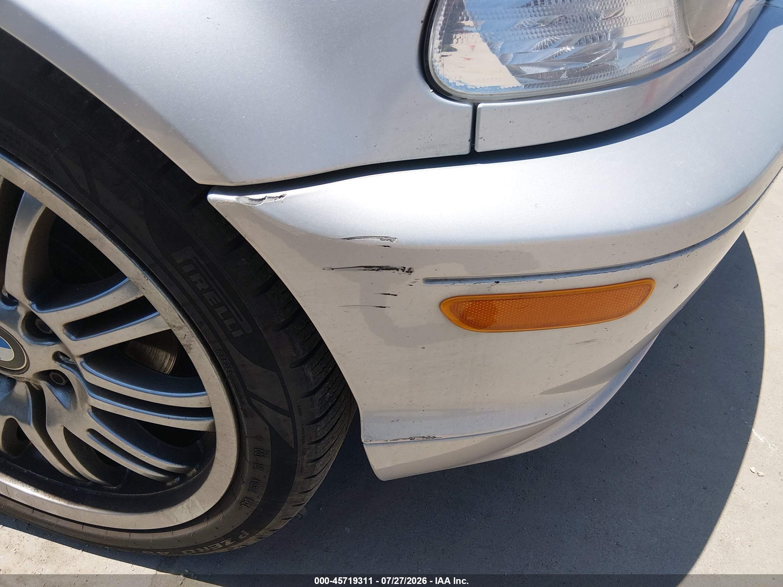 2000 Bmw 323ci   Gray vin: WBABM3349YJN65248