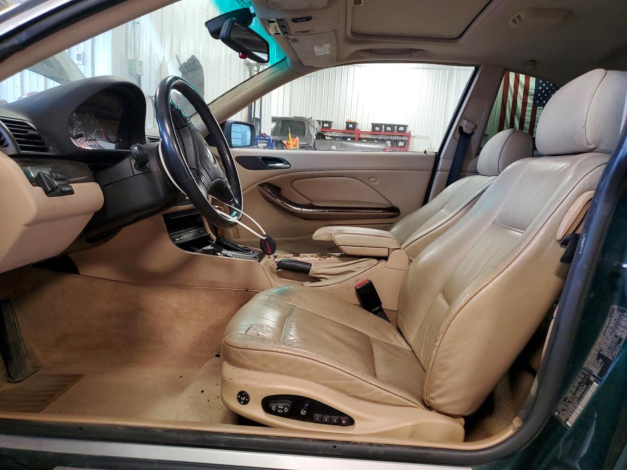 2000 Bmw 328 Ci Green vin: WBABM5341YJN92410
