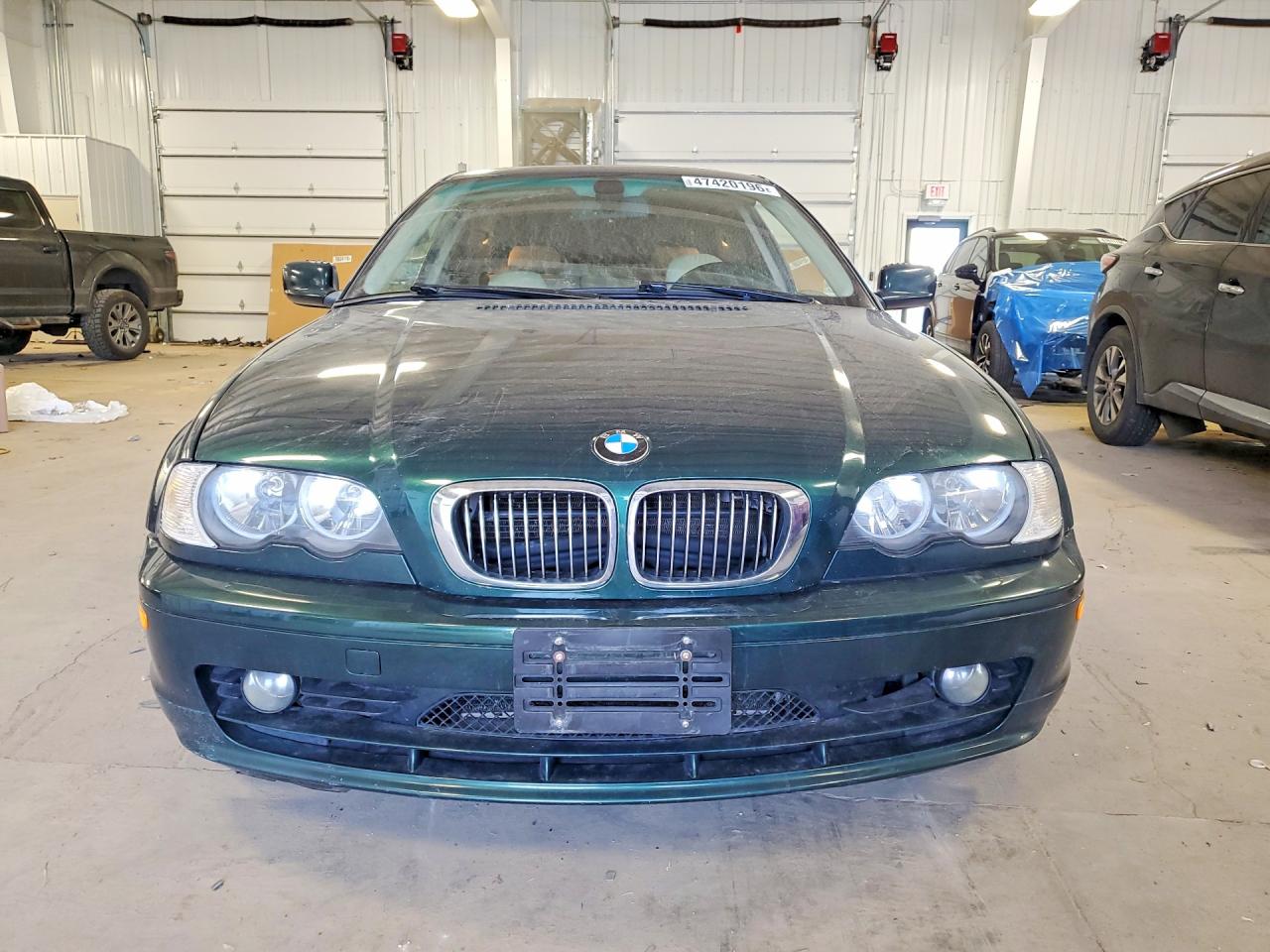 2000 Bmw 328 Ci Green vin: WBABM5341YJN92410