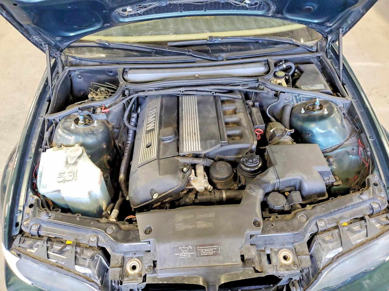 2000 Bmw 328 Ci Green vin: WBABM5341YJN92410