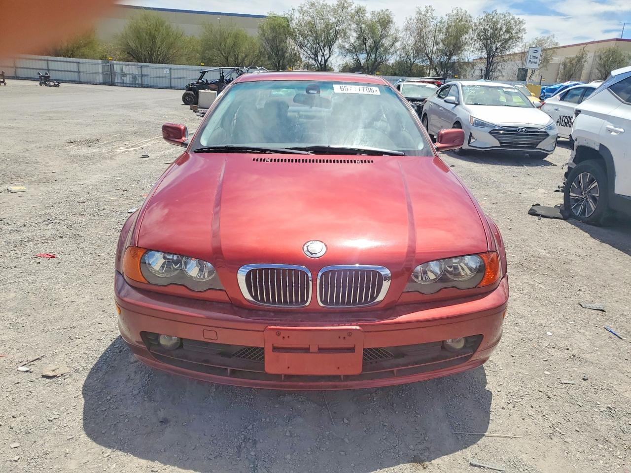 2000 Bmw 328 Ci Burgundy vin: WBABM5344YJP03466