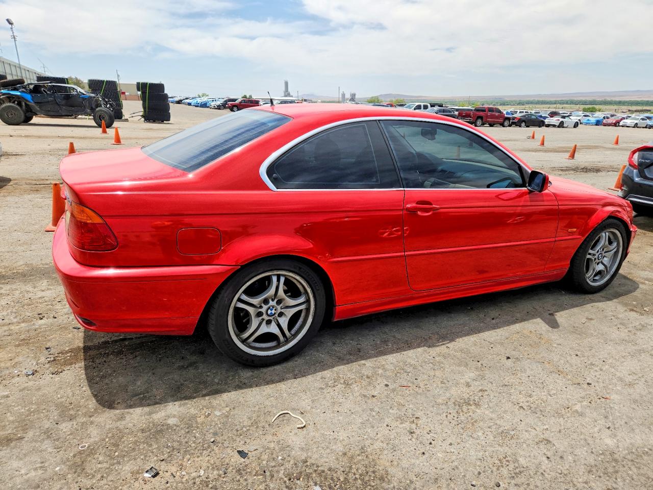 2000 Bmw 328 Ci Red vin: WBABM534XYJP01768