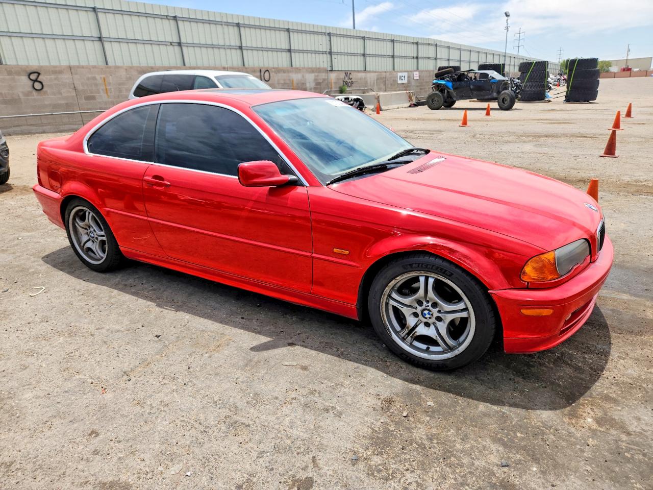 2000 Bmw 328 Ci Red vin: WBABM534XYJP01768