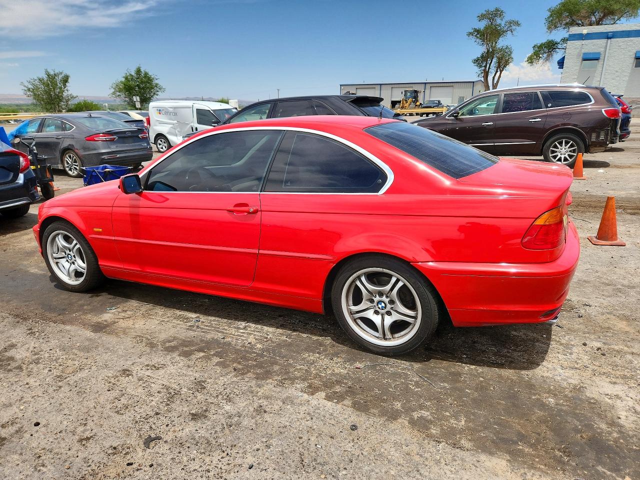 2000 Bmw 328 Ci Red vin: WBABM534XYJP01768