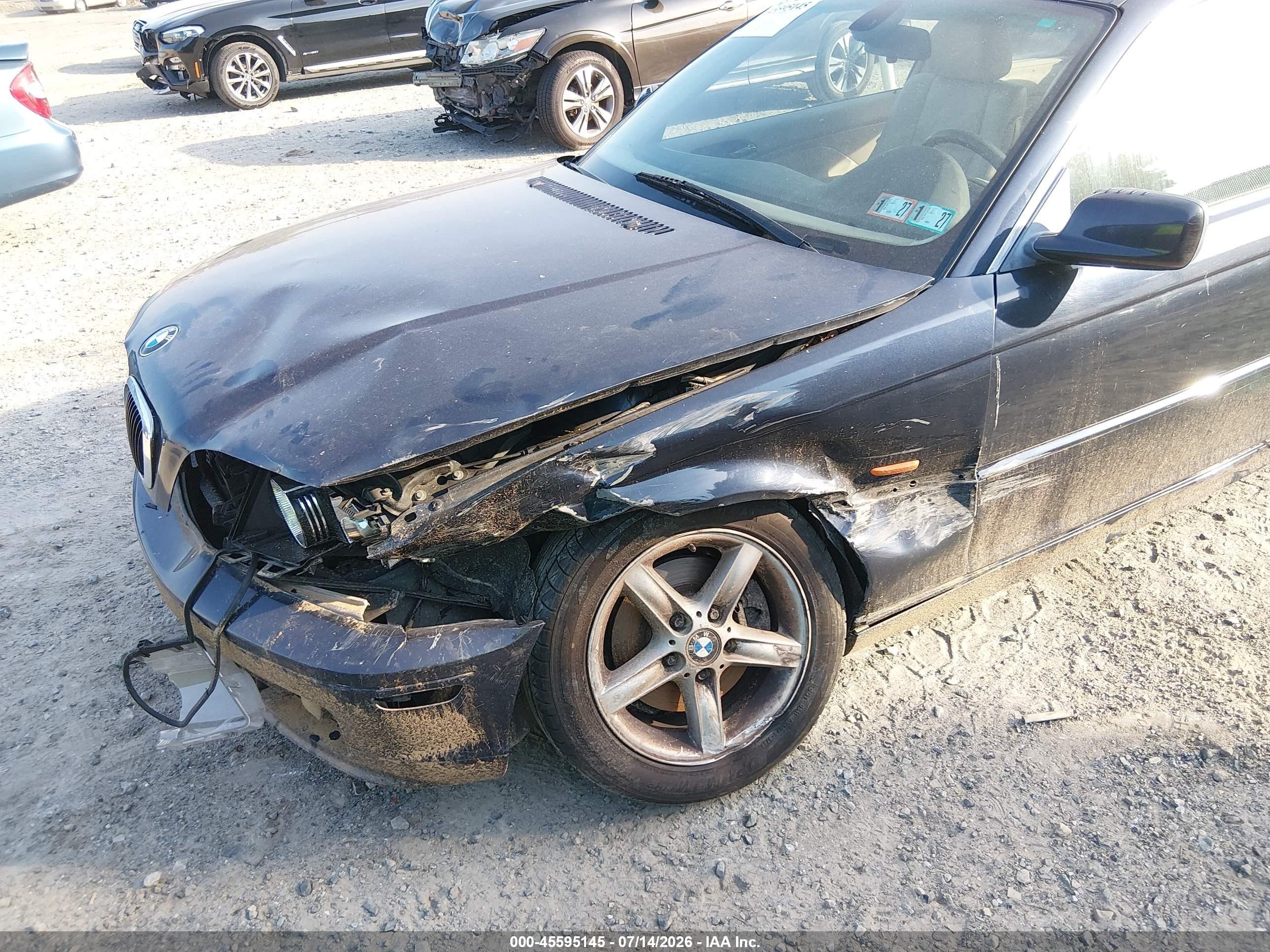 2003 Bmw 3 Series 325ci Black vin: WBABN33403PG62053