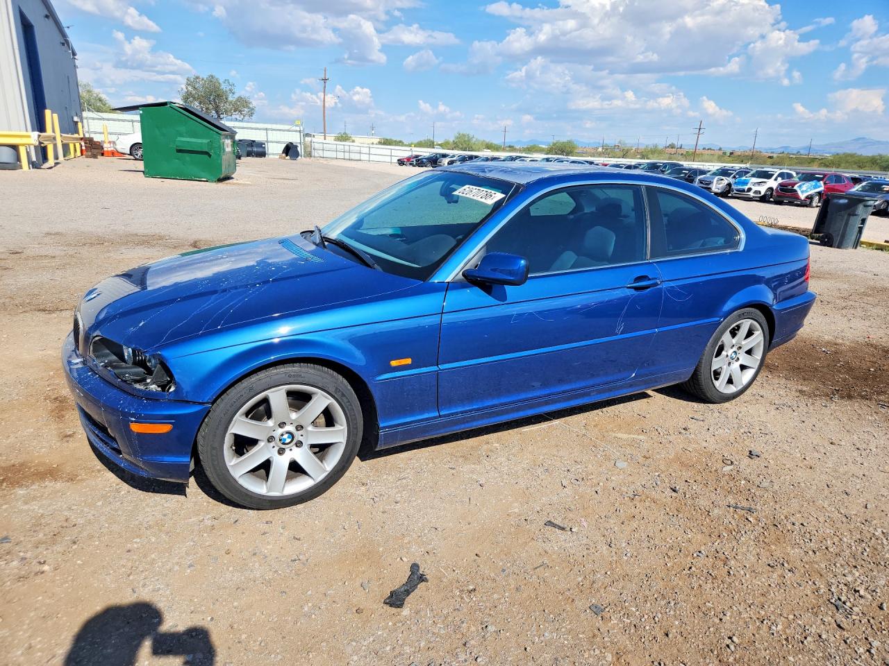2001 Bmw 325 Ci Blue vin: WBABN33441JW59217