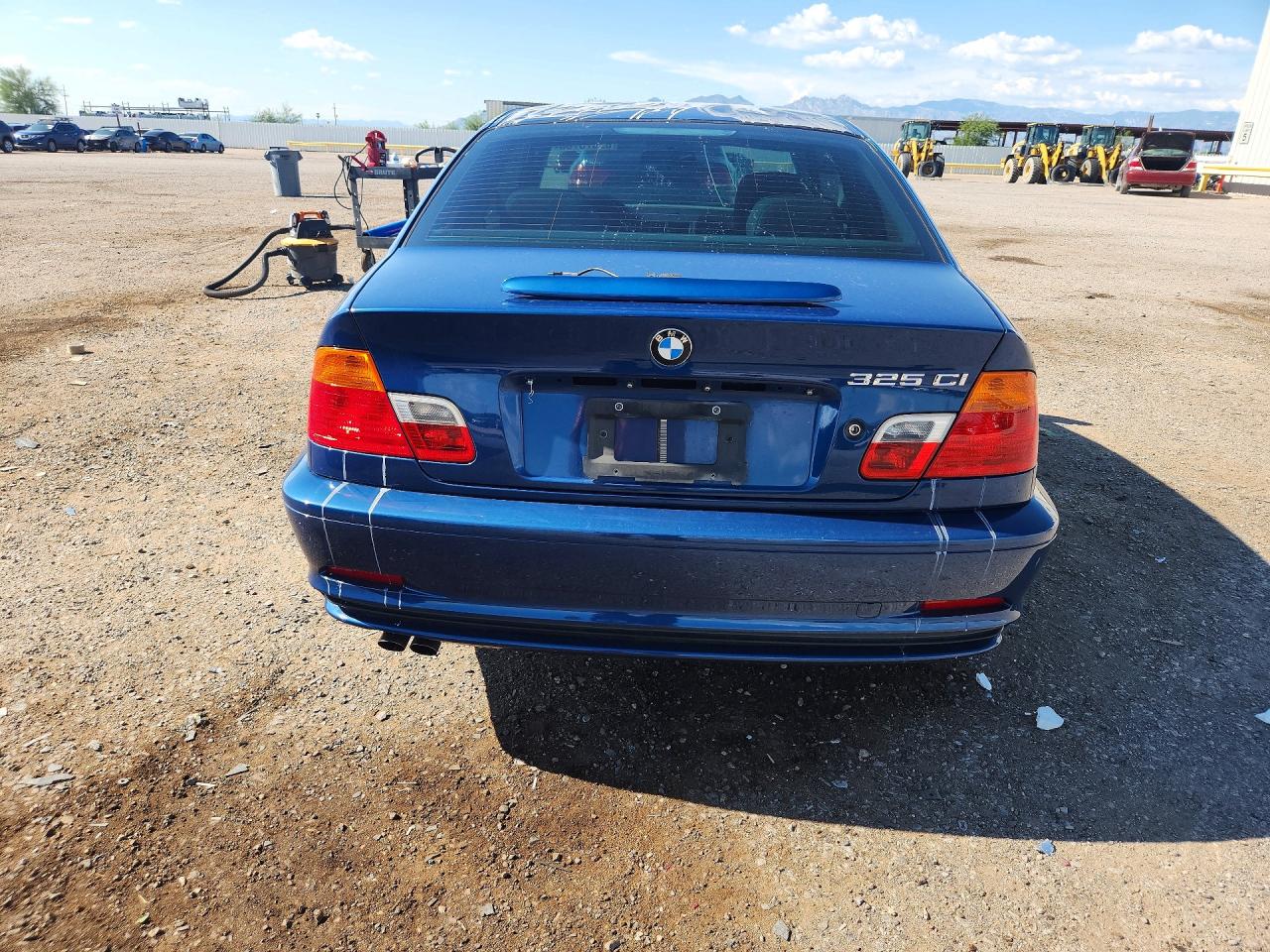 2001 Bmw 325 Ci Blue vin: WBABN33441JW59217
