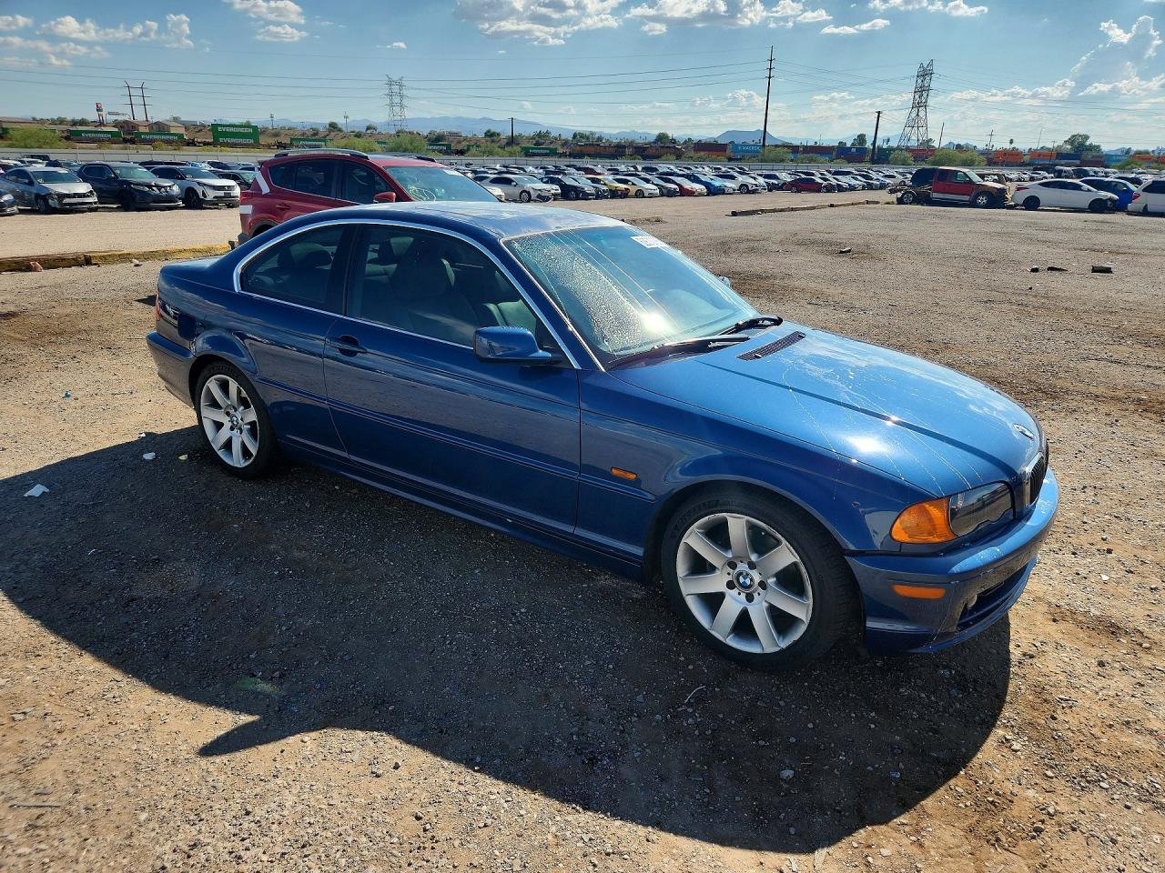 2001 Bmw 325 Ci Blue vin: WBABN33441JW59217