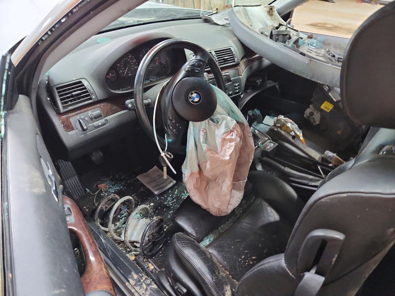 2001 Bmw 325 Ci Silver vin: WBABN33461JW49918
