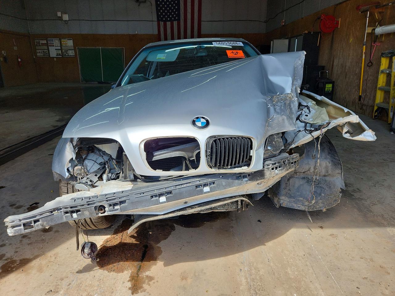 2001 Bmw 325 Ci Silver vin: WBABN33461JW49918