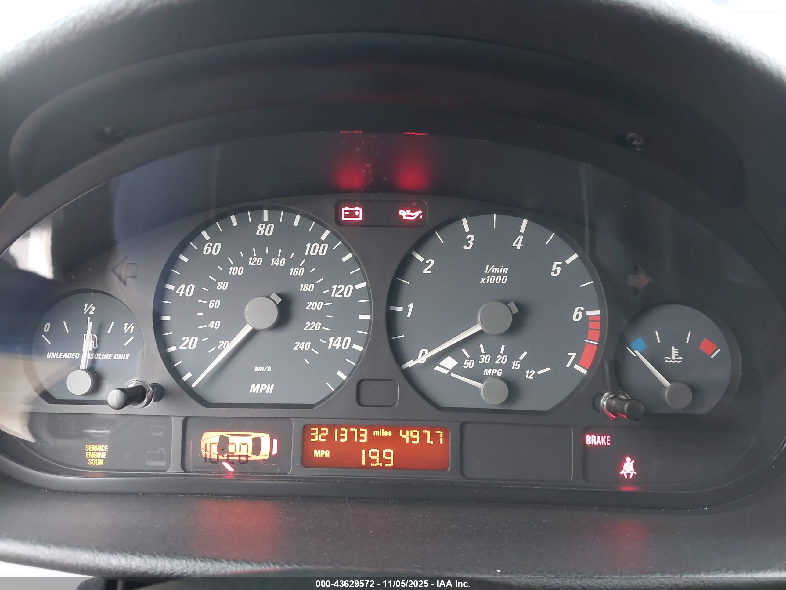 2001 Bmw 325ci   Black vin: WBABN33471JW49409