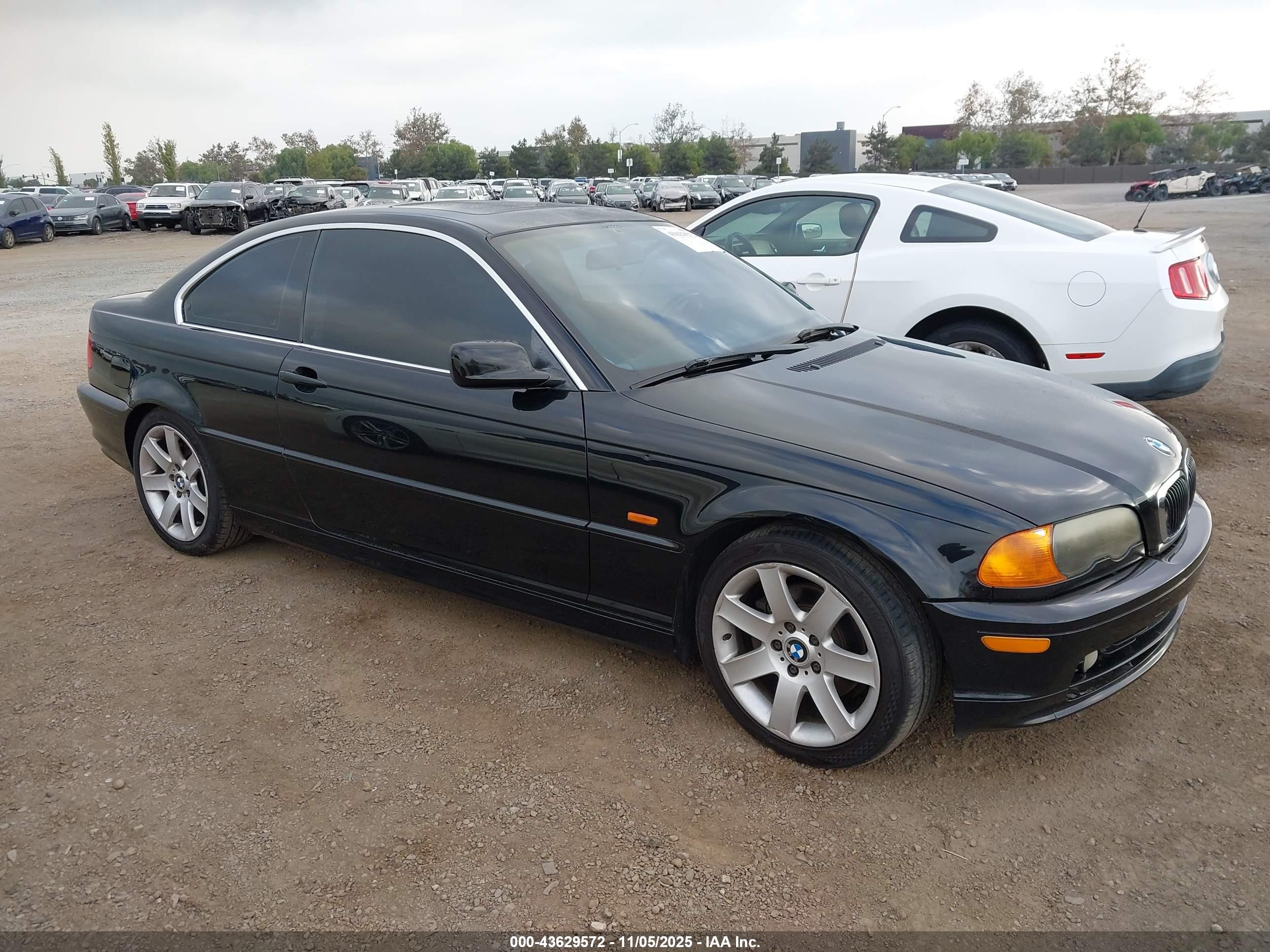 2001 Bmw 325ci   Black vin: WBABN33471JW49409