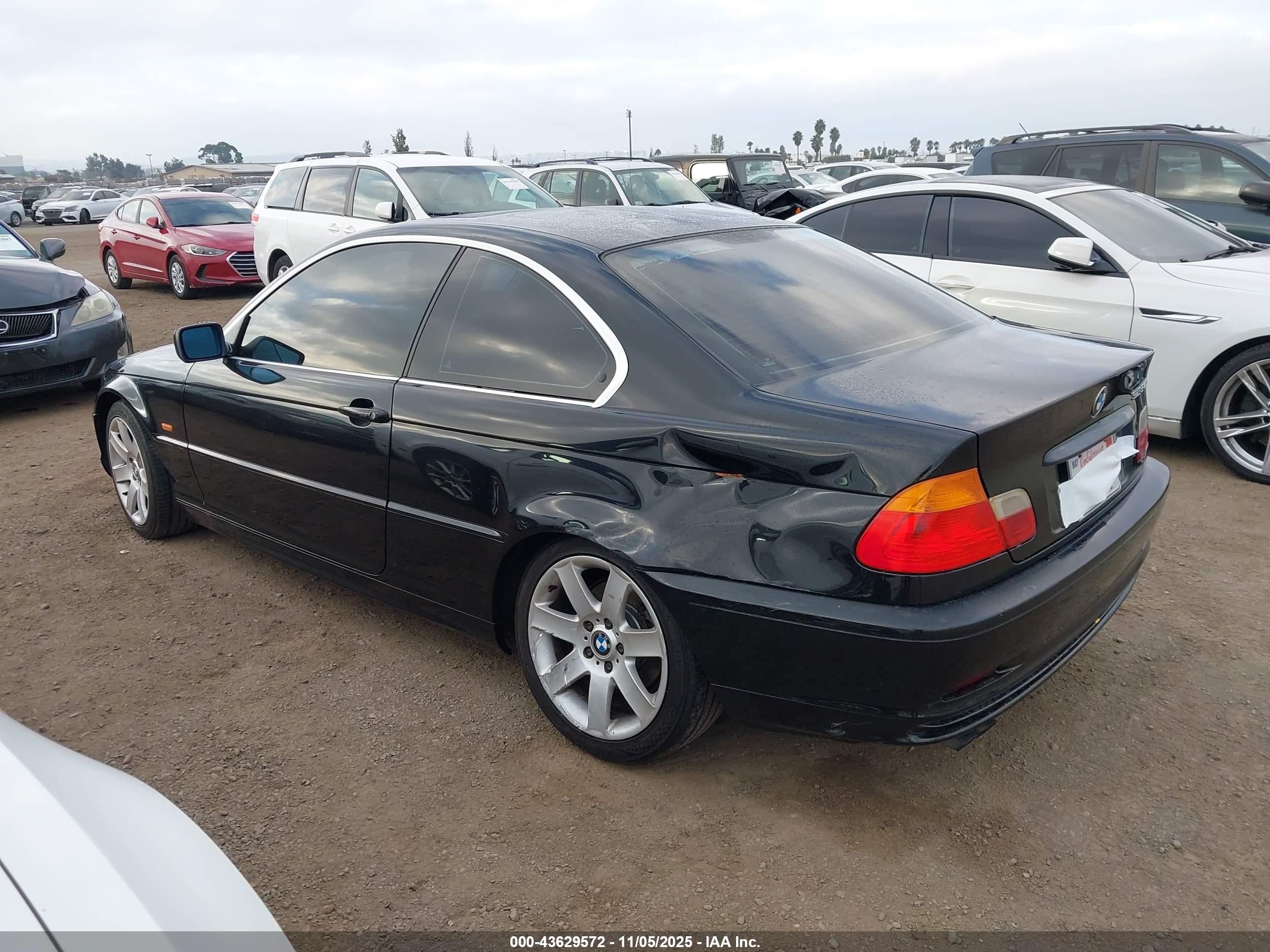 2001 Bmw 325ci   Black vin: WBABN33471JW49409