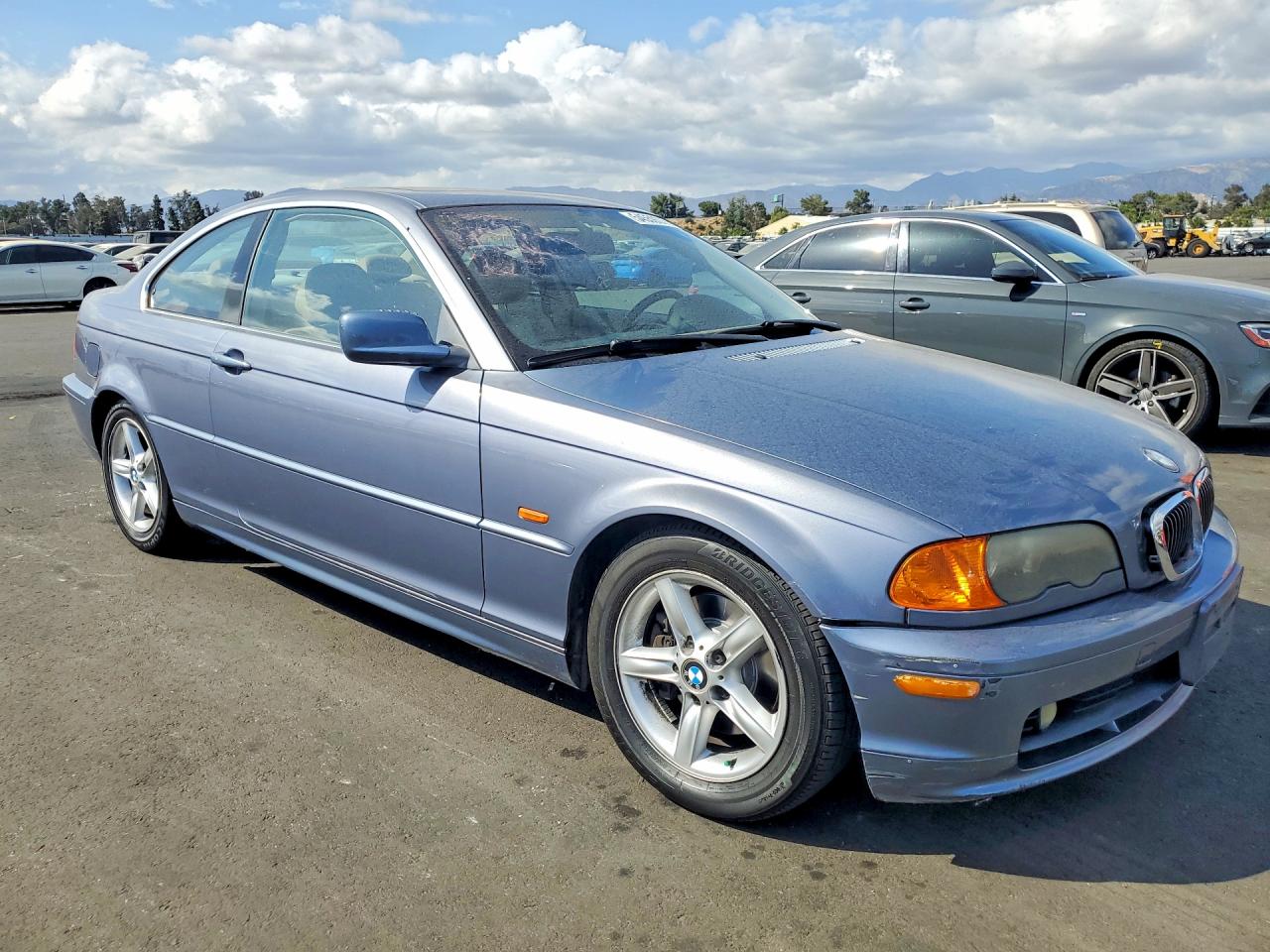 2002 Bmw 325 Ci Blue vin: WBABN33472JW51064