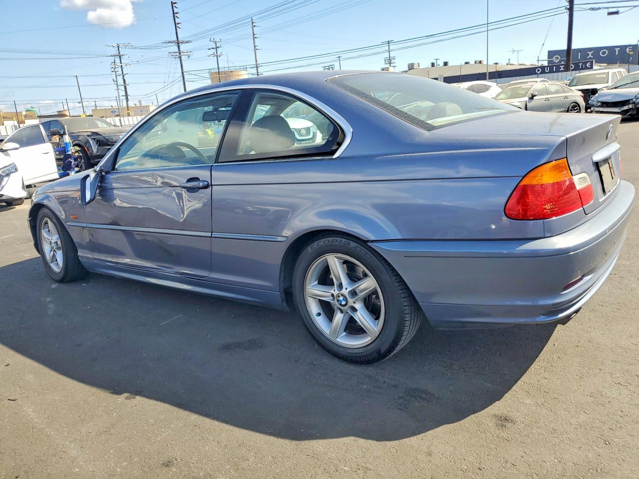 2002 Bmw 325 Ci Blue vin: WBABN33472JW51064