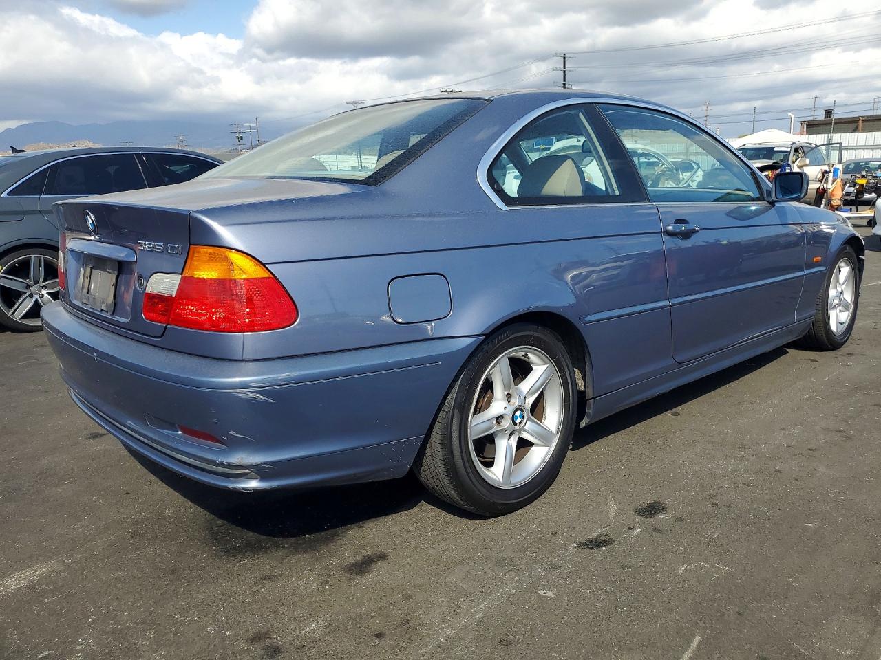2002 Bmw 325 Ci Blue vin: WBABN33472JW51064