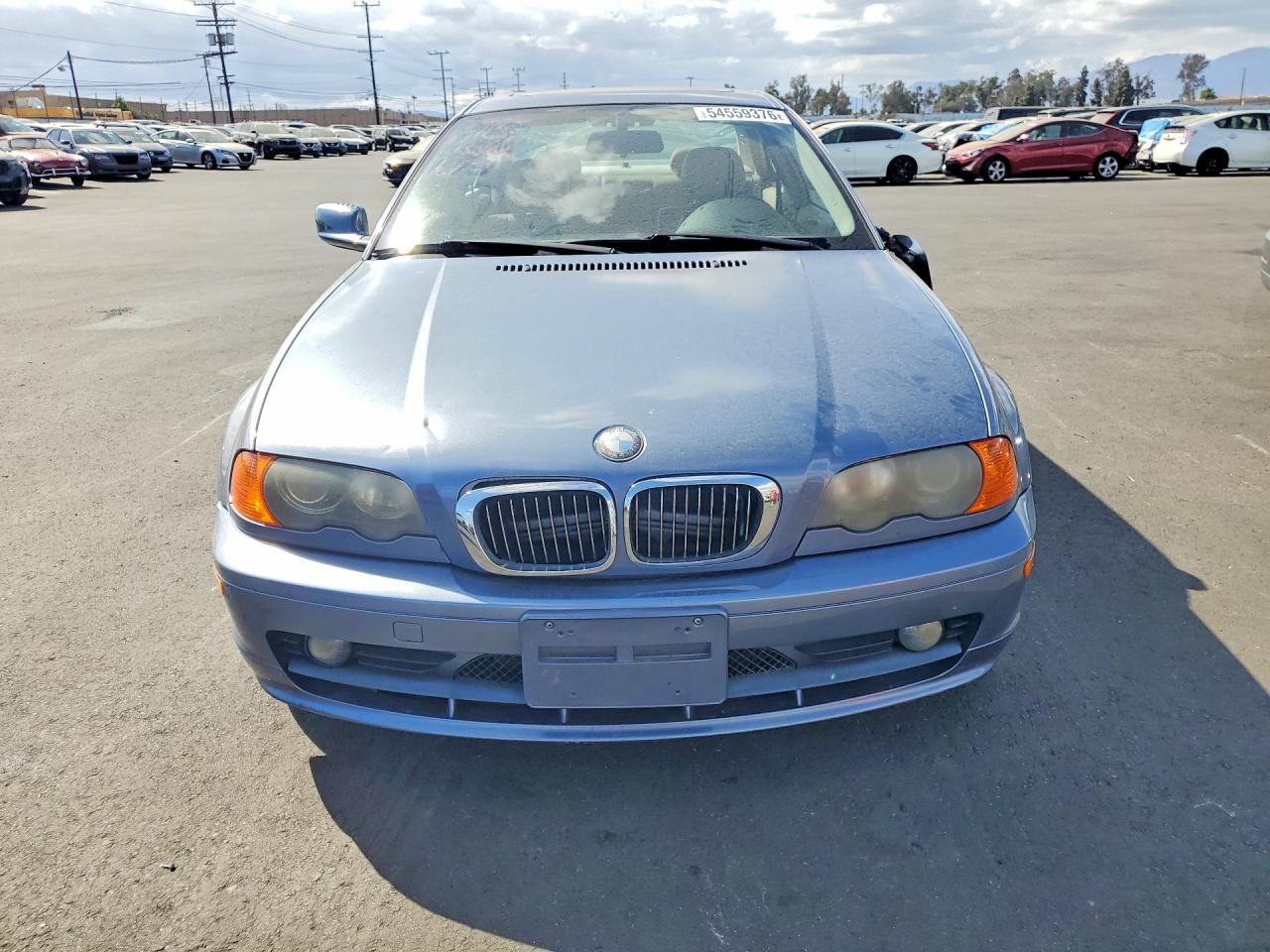 2002 Bmw 325 Ci Blue vin: WBABN33472JW51064