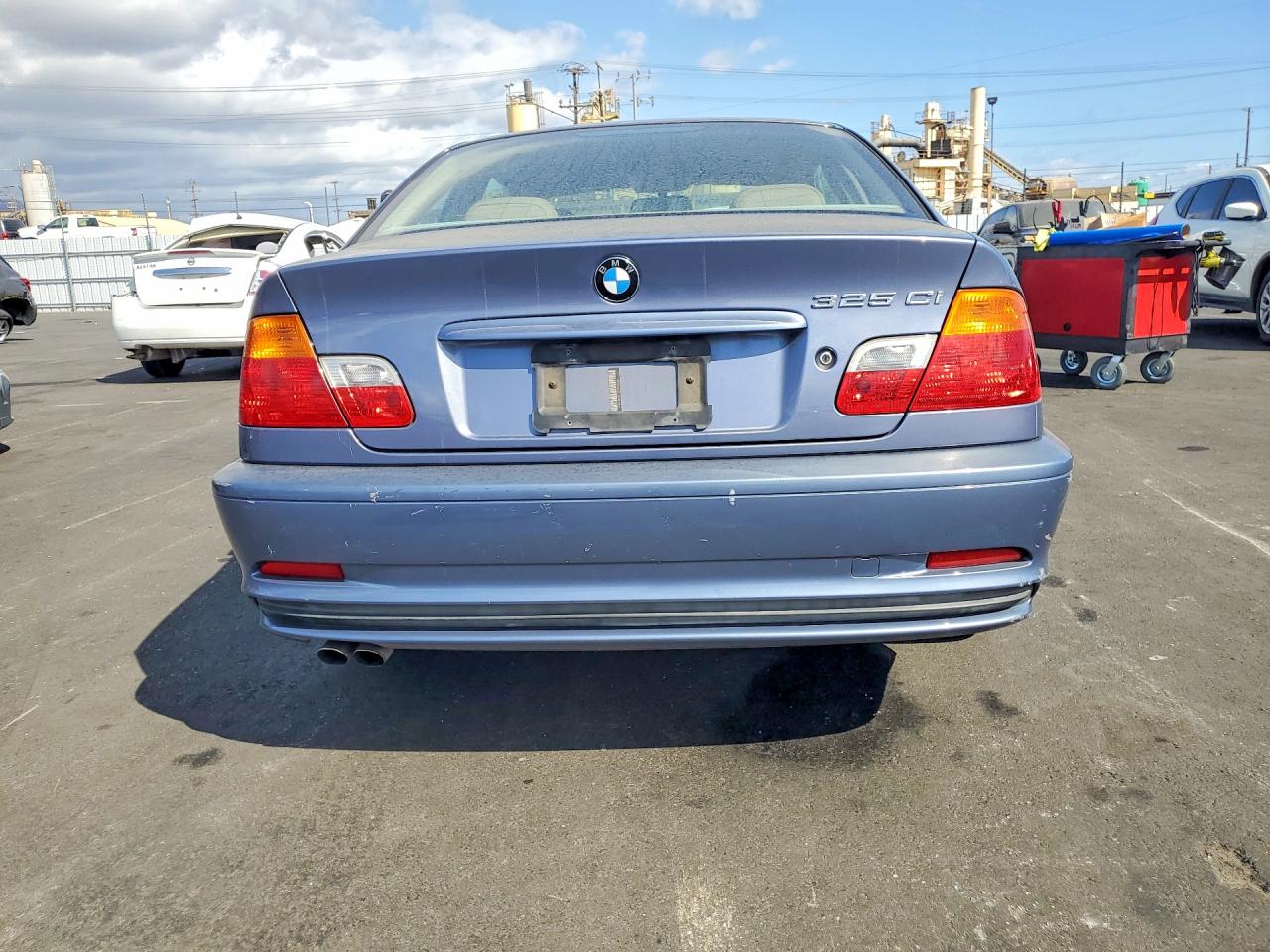 2002 Bmw 325 Ci Blue vin: WBABN33472JW51064