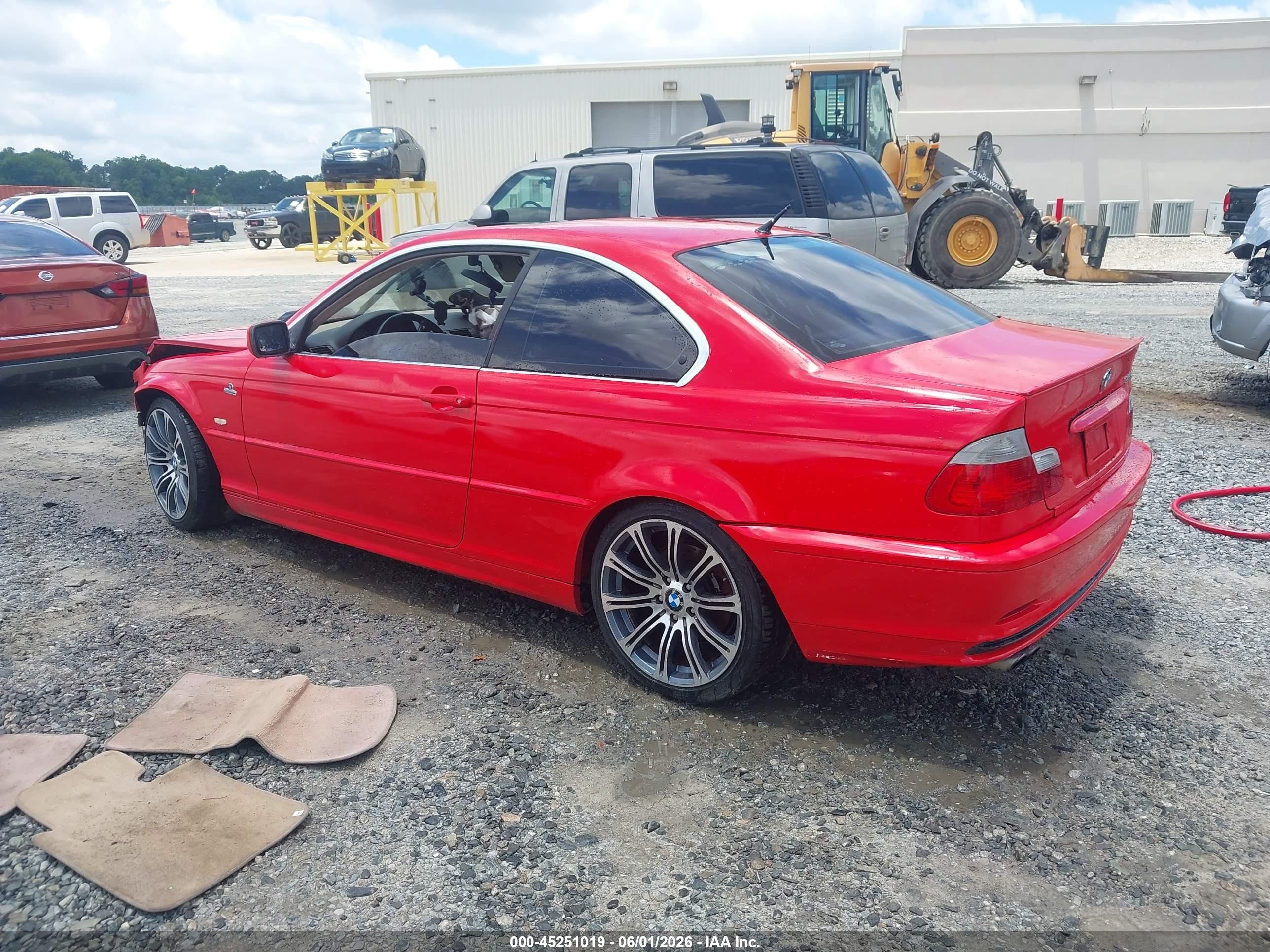 2002 Bmw 325ci   Red vin: WBABN33472PG57009