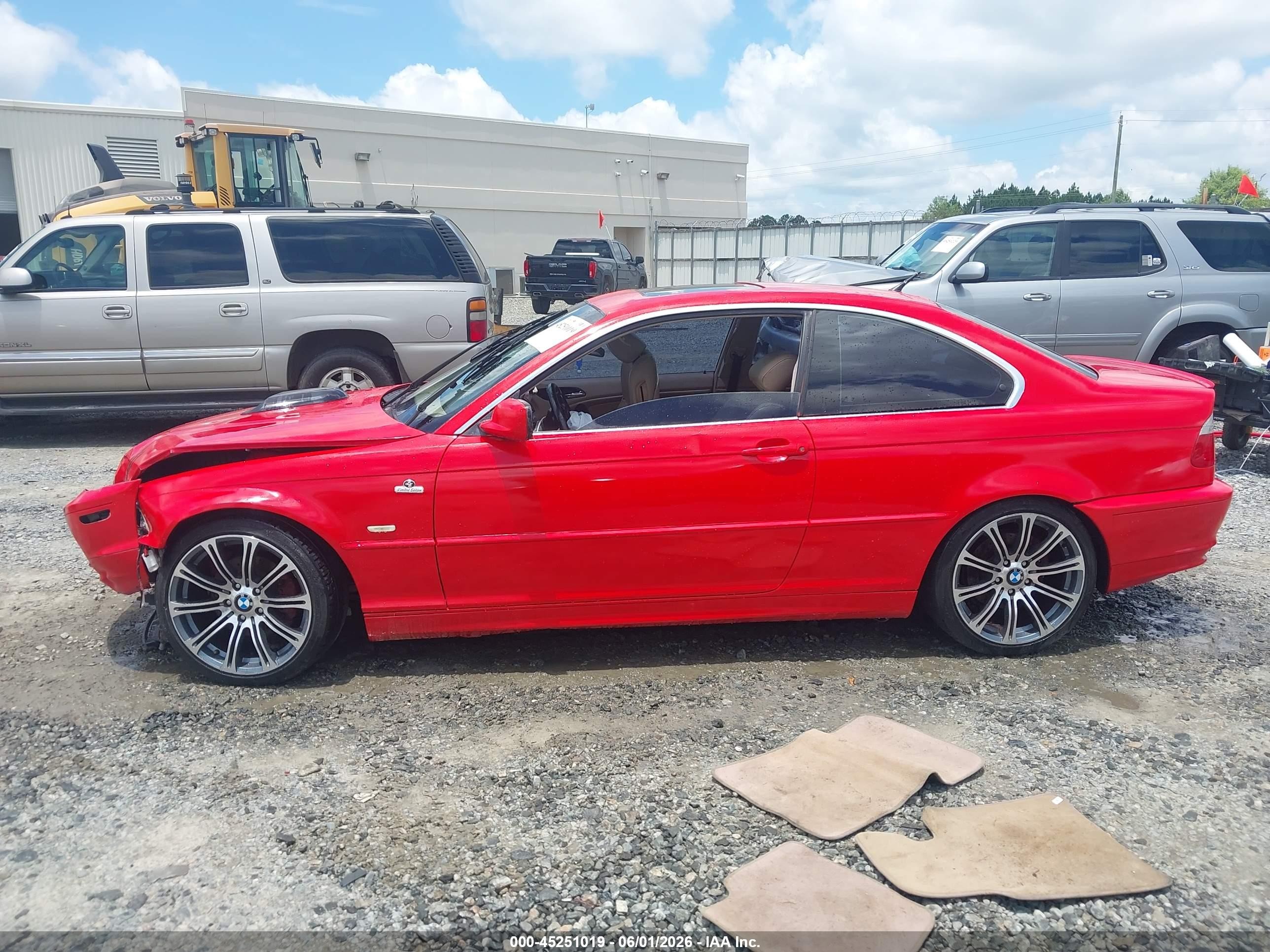 2002 Bmw 325ci   Red vin: WBABN33472PG57009