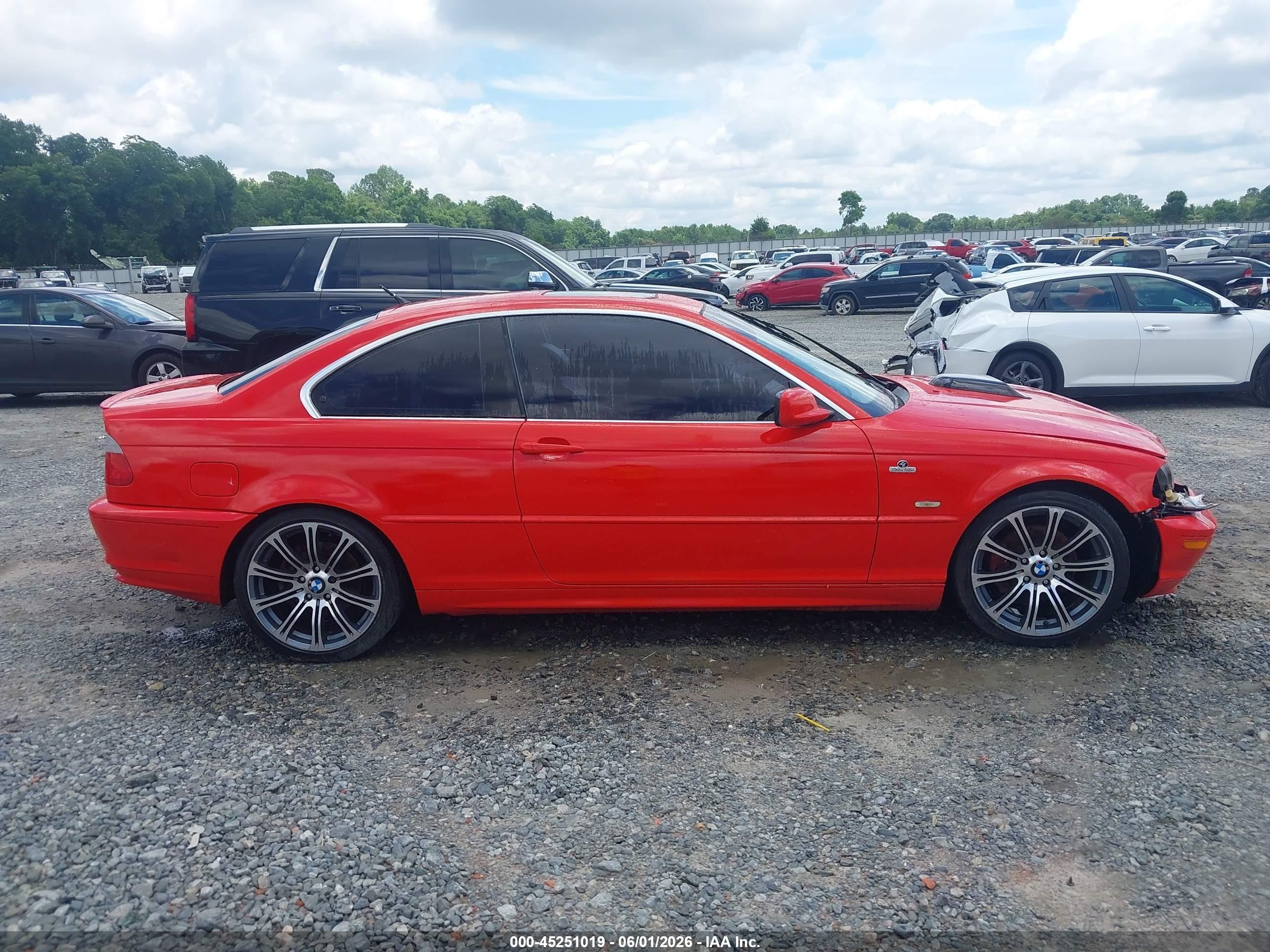 2002 Bmw 325ci   Red vin: WBABN33472PG57009