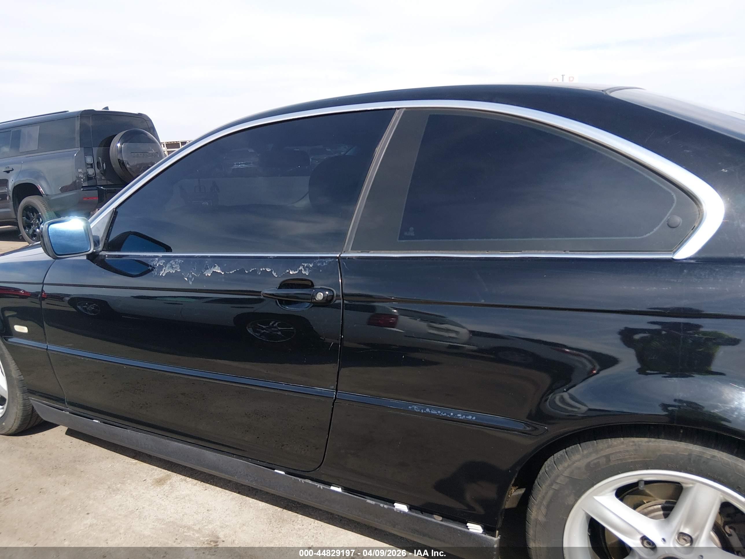 2002 Bmw 325ci   Black vin: WBABN33482JW52479