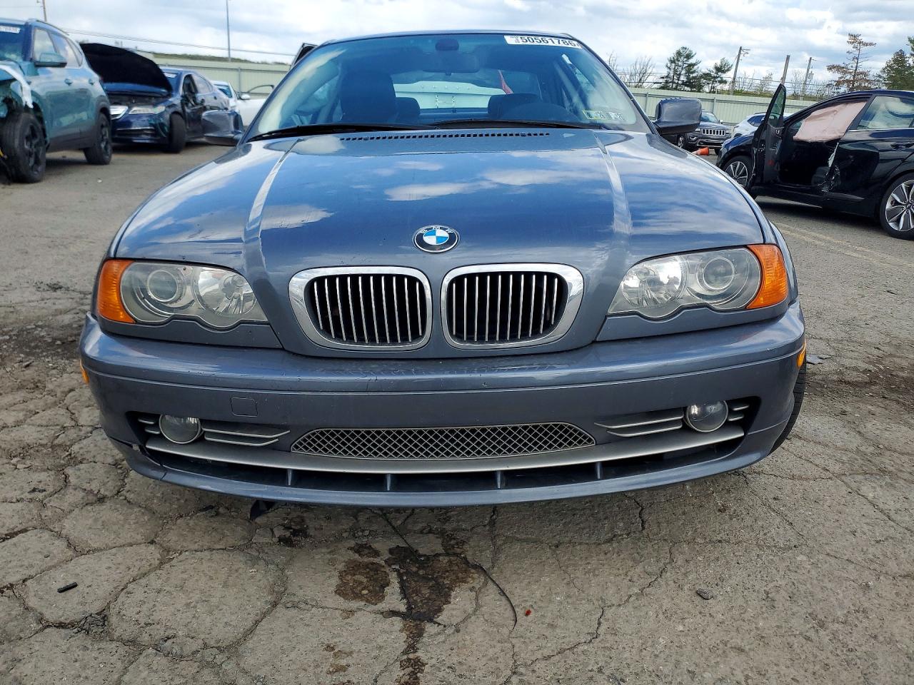 2001 Bmw 330 Ci Gray vin: WBABN53411JU24236