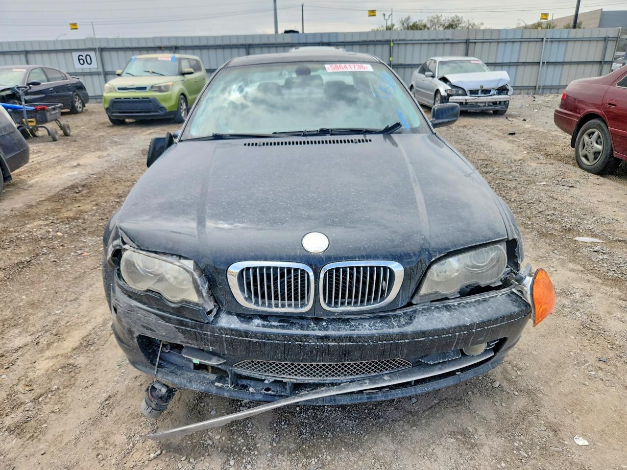 2001 Bmw 330 Ci Black vin: WBABN53411JU33163