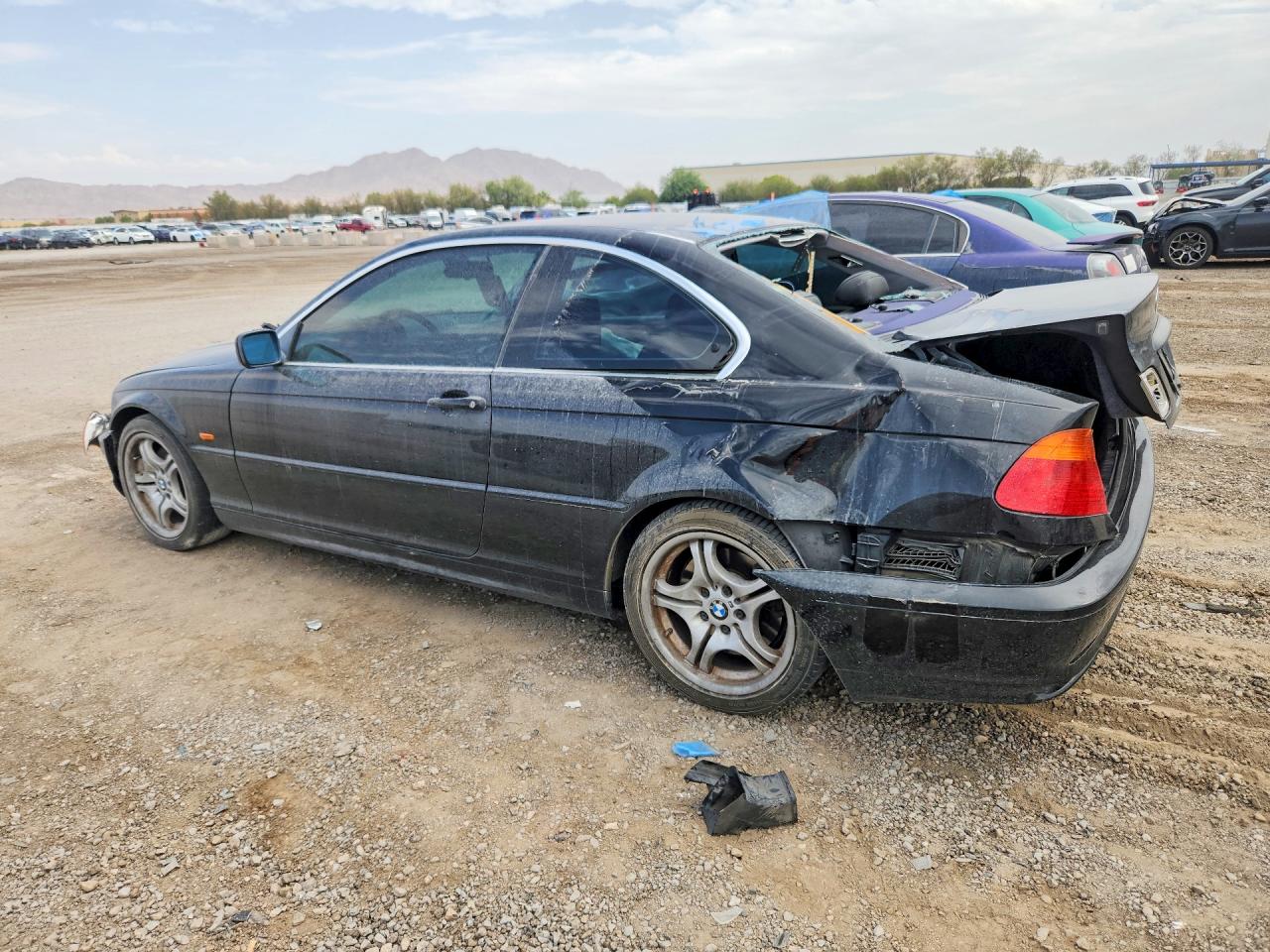 2001 Bmw 330 Ci Black vin: WBABN53411JU33163