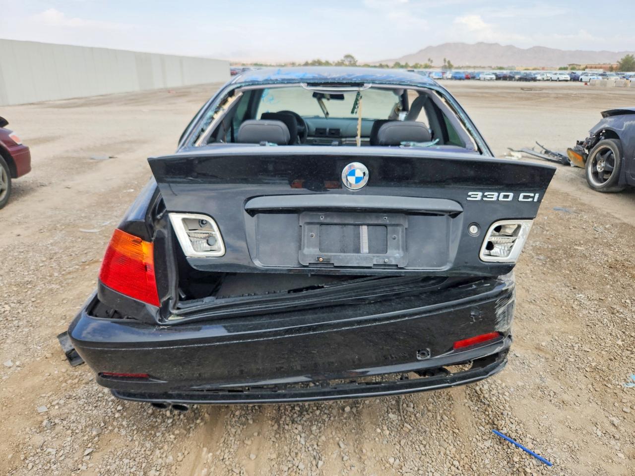 2001 Bmw 330 Ci Black vin: WBABN53411JU33163