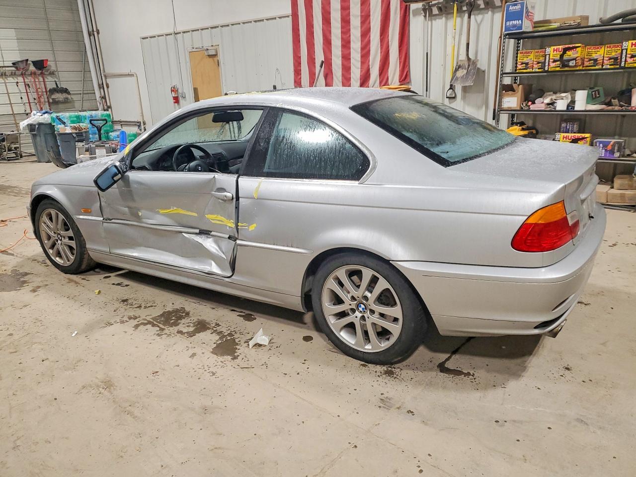 2001 Bmw 330 Ci Gray vin: WBABN53441JU34629
