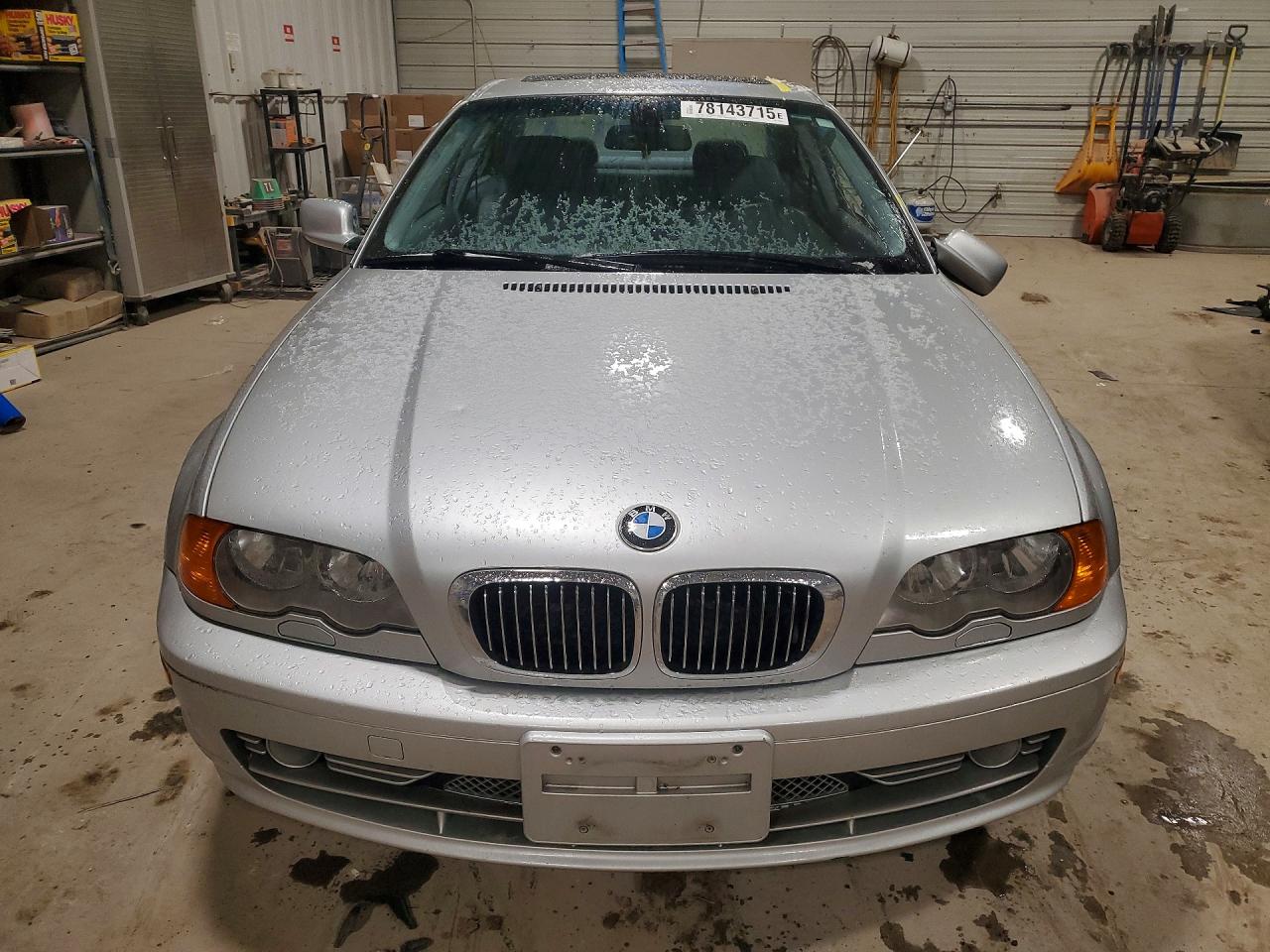 2001 Bmw 330 Ci Gray vin: WBABN53441JU34629