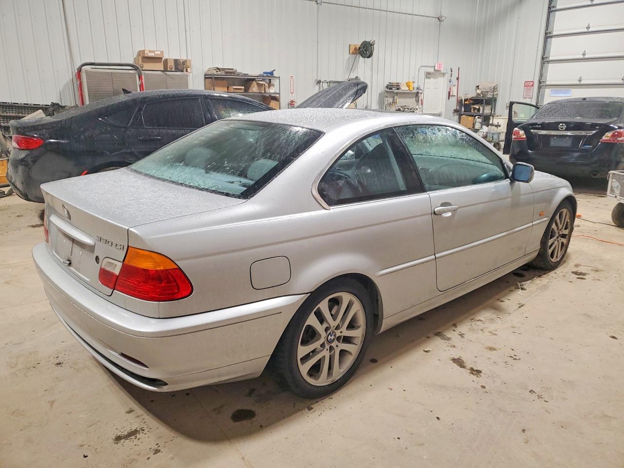 2001 Bmw 330 Ci Gray vin: WBABN53441JU34629