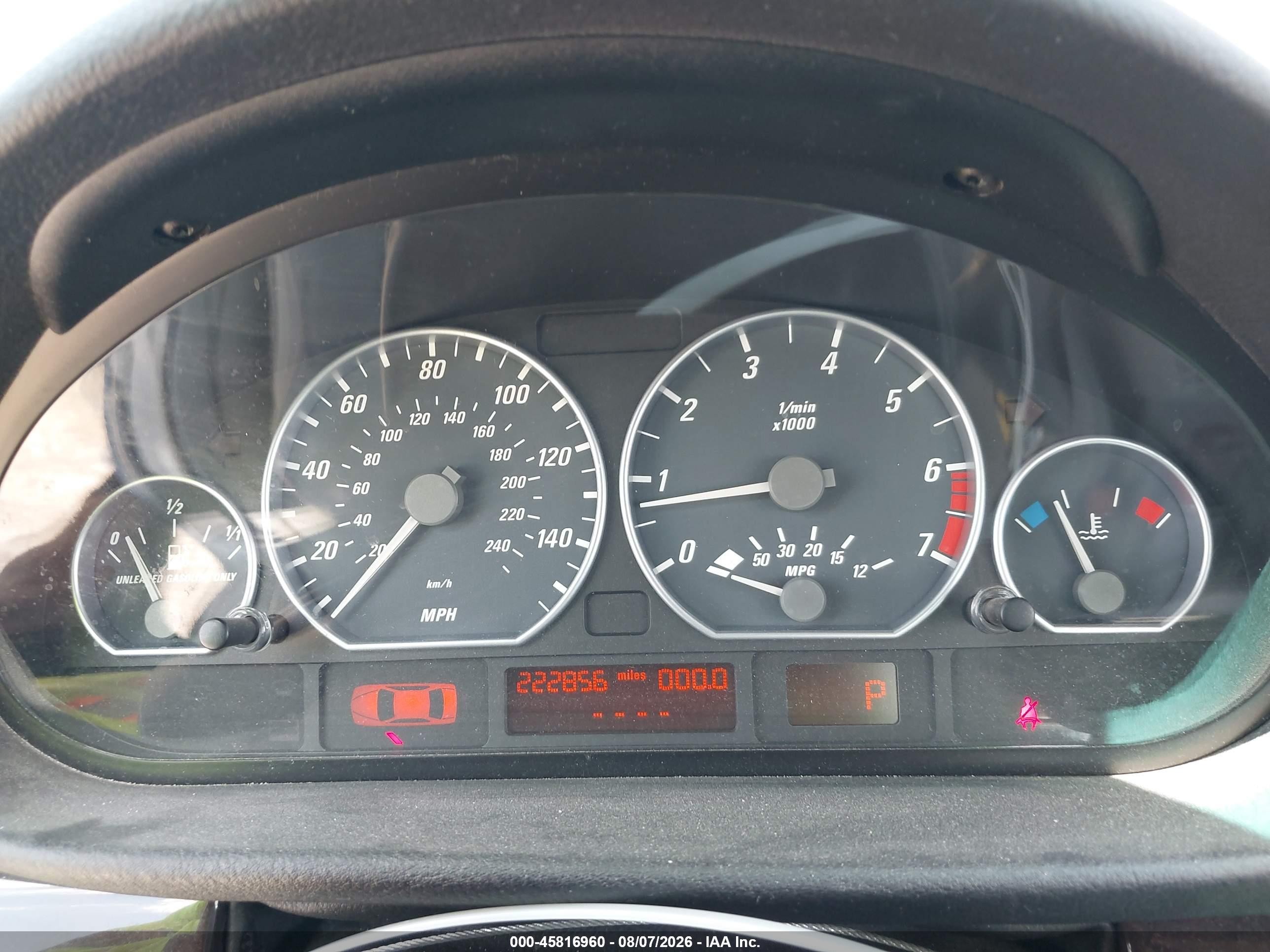 2003 Bmw 330ci   Light Blue vin: WBABN53443PH04056