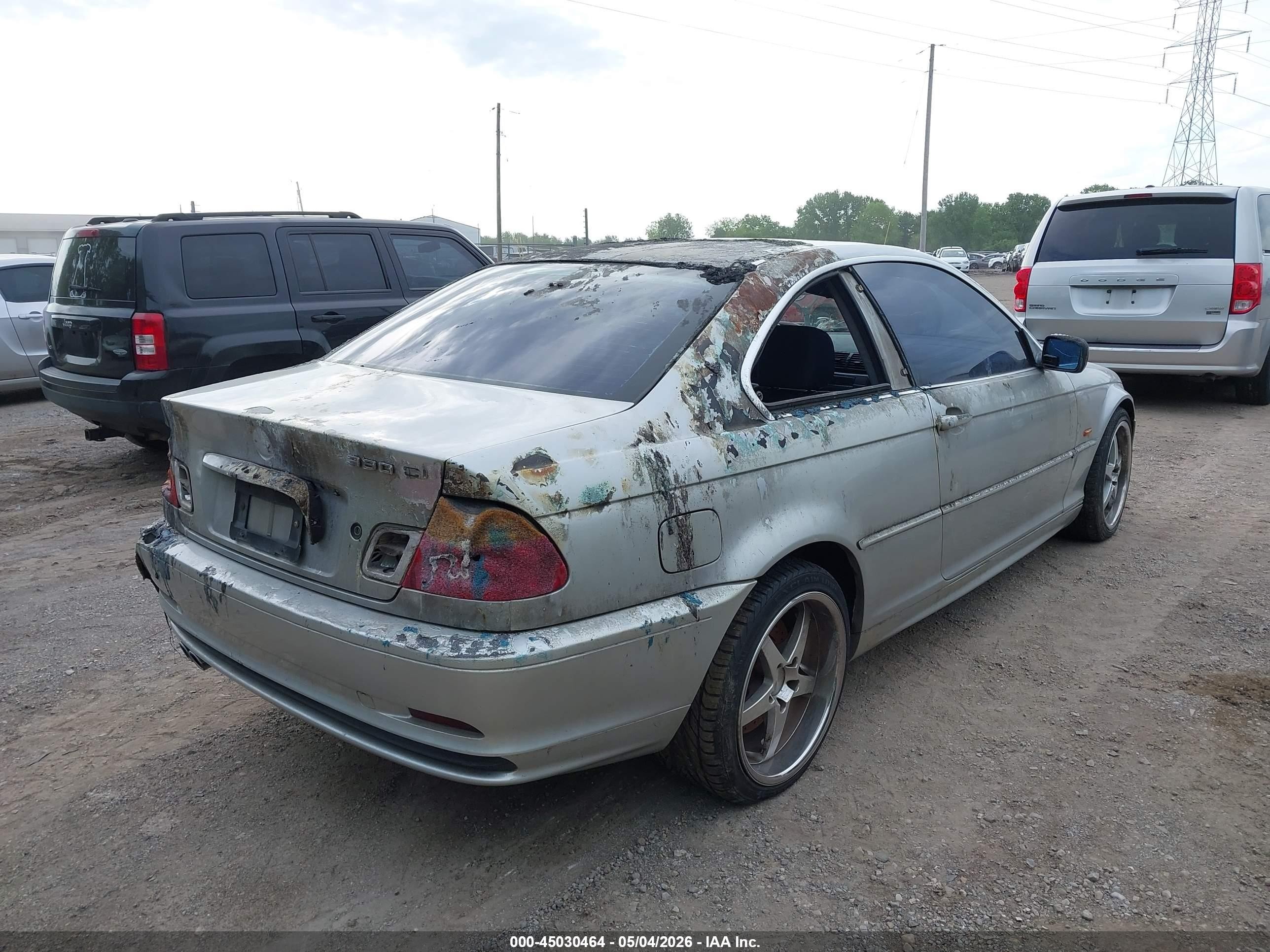 2001 Bmw 330ci   Silver vin: WBABN53471JU33703