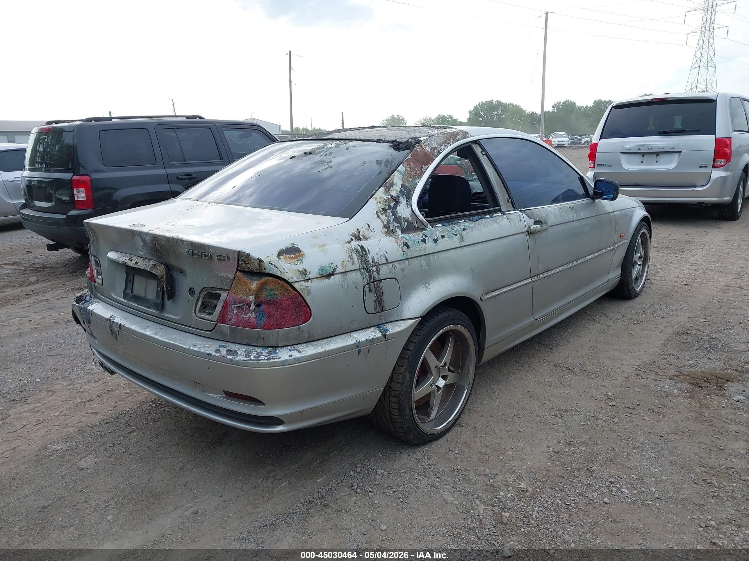 2001 Bmw 330ci   Silver vin: WBABN53471JU33703