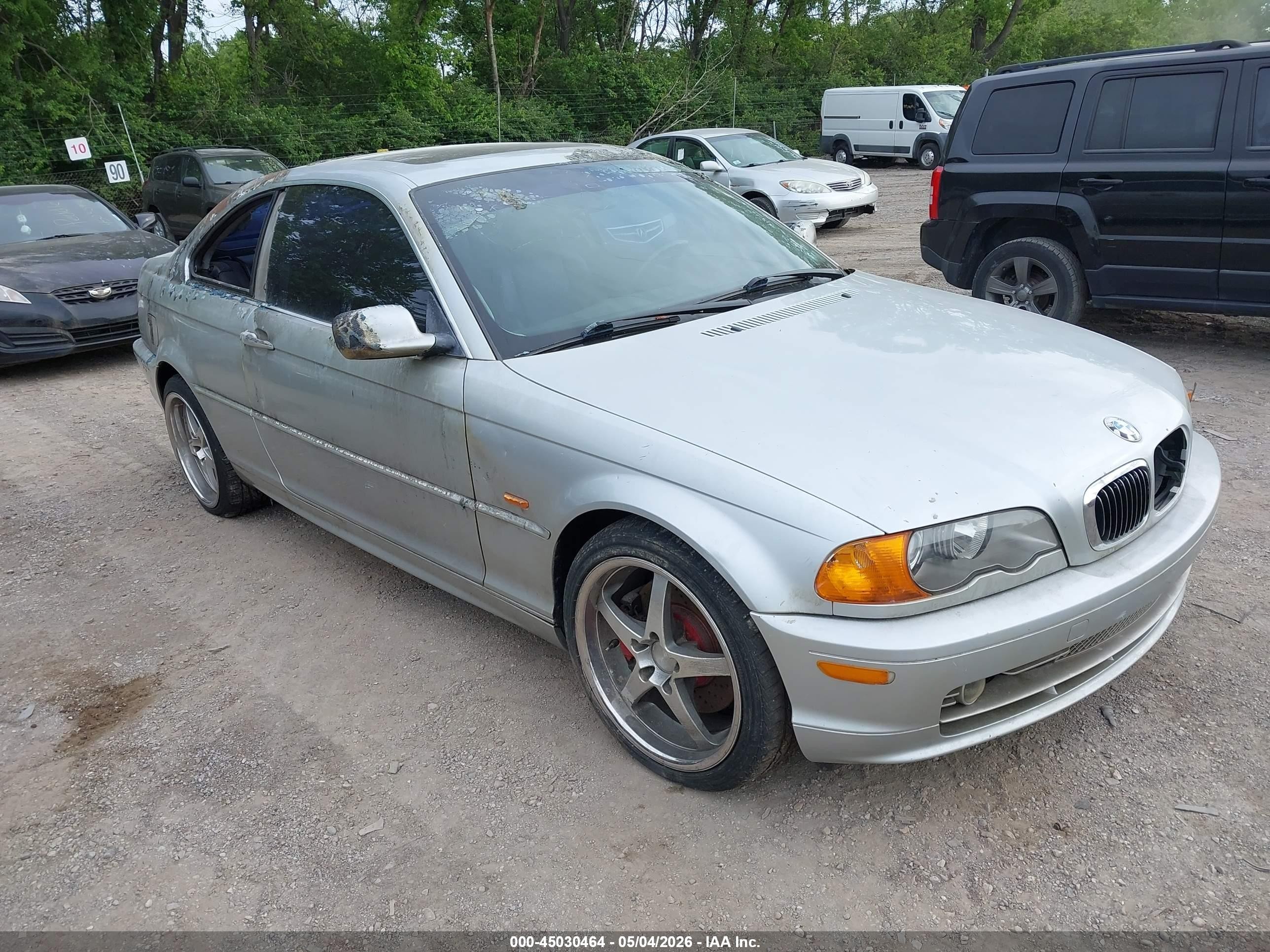 2001 Bmw 330ci   Silver vin: WBABN53471JU33703