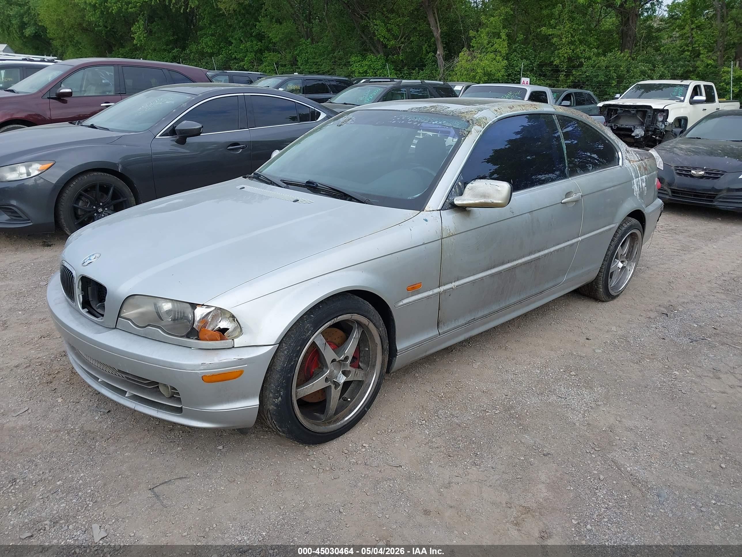 2001 Bmw 330ci   Silver vin: WBABN53471JU33703