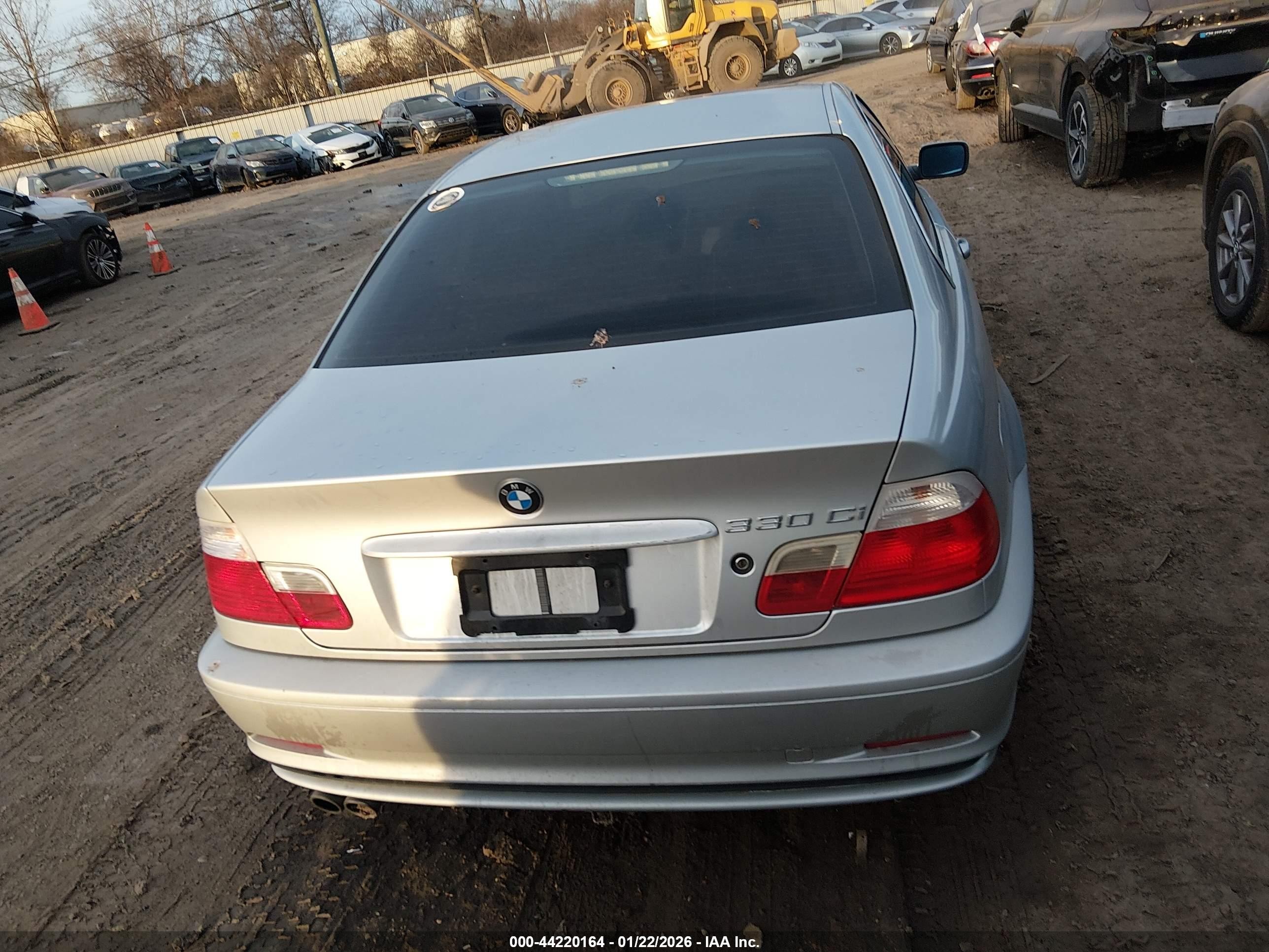 2002 Bmw 330ci   Silver vin: WBABN53492PH00437