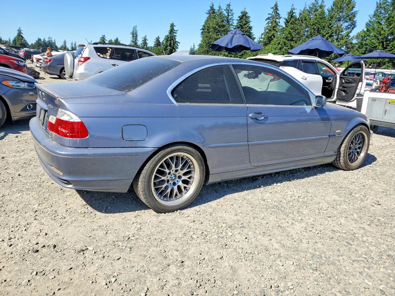 2003 Bmw 325 Ci Blue vin: WBABN73463PJ16216