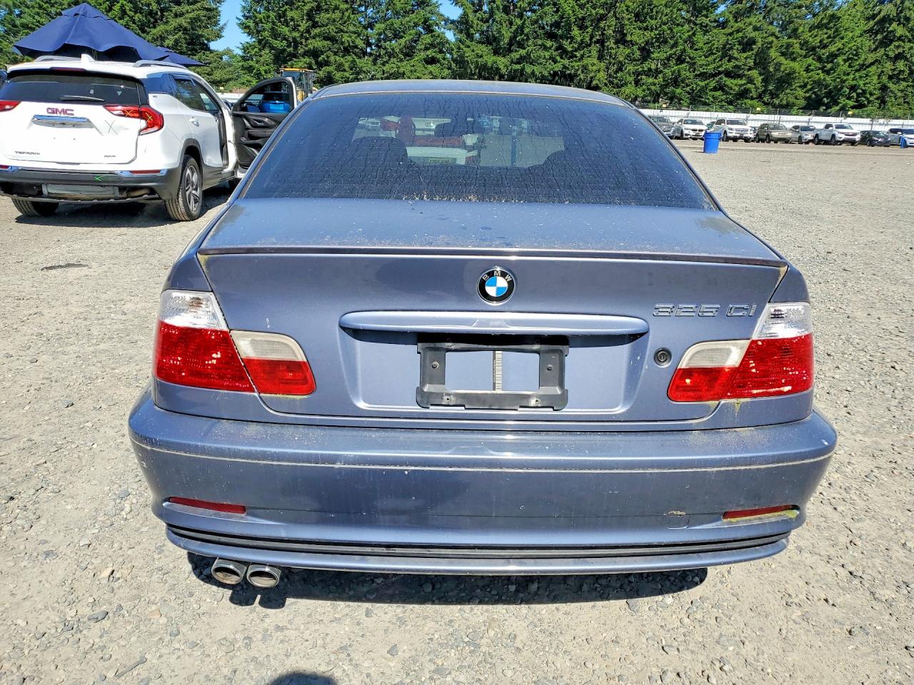 2003 Bmw 325 Ci Blue vin: WBABN73463PJ16216